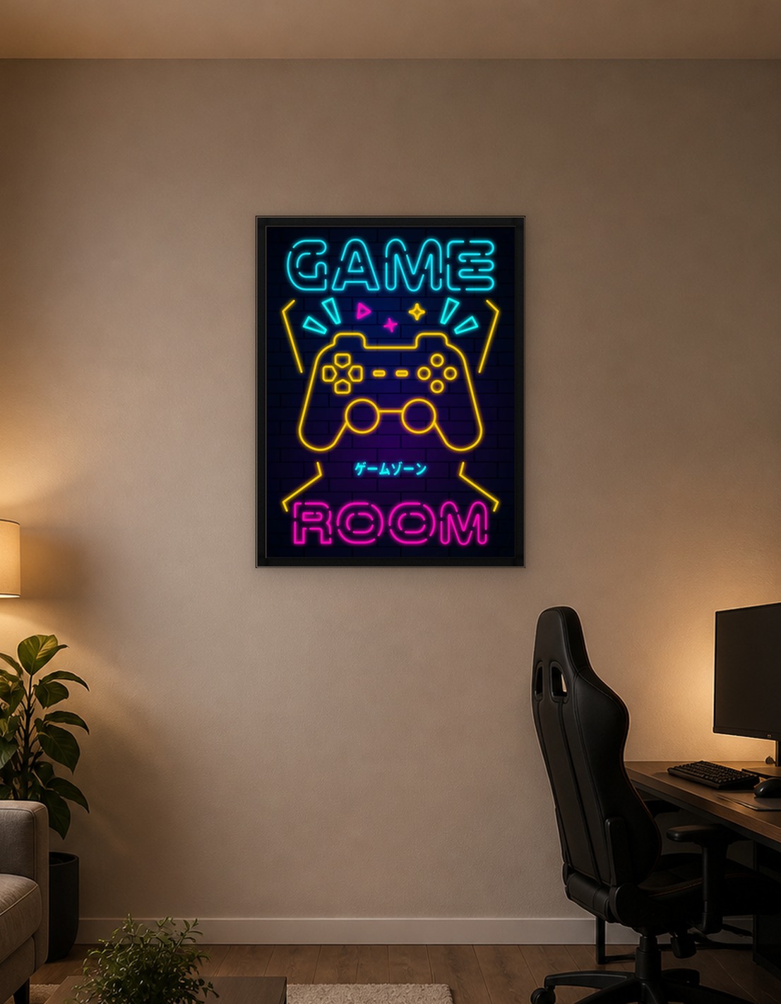 Neon Game Room Sign - 9830985