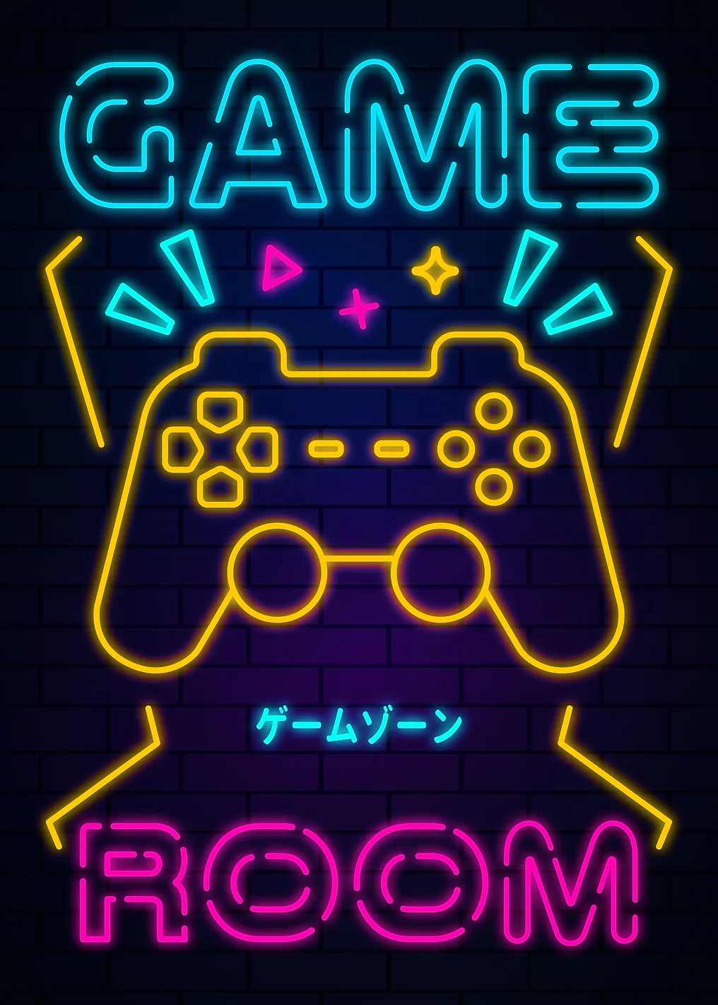 Neon Game Room Sign - 9830985