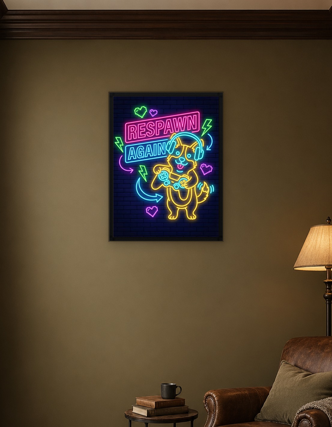 Neon Dog Gamer
