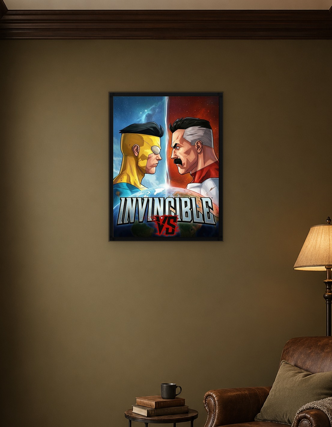 Invincible vs. Omni-Man Comic Art