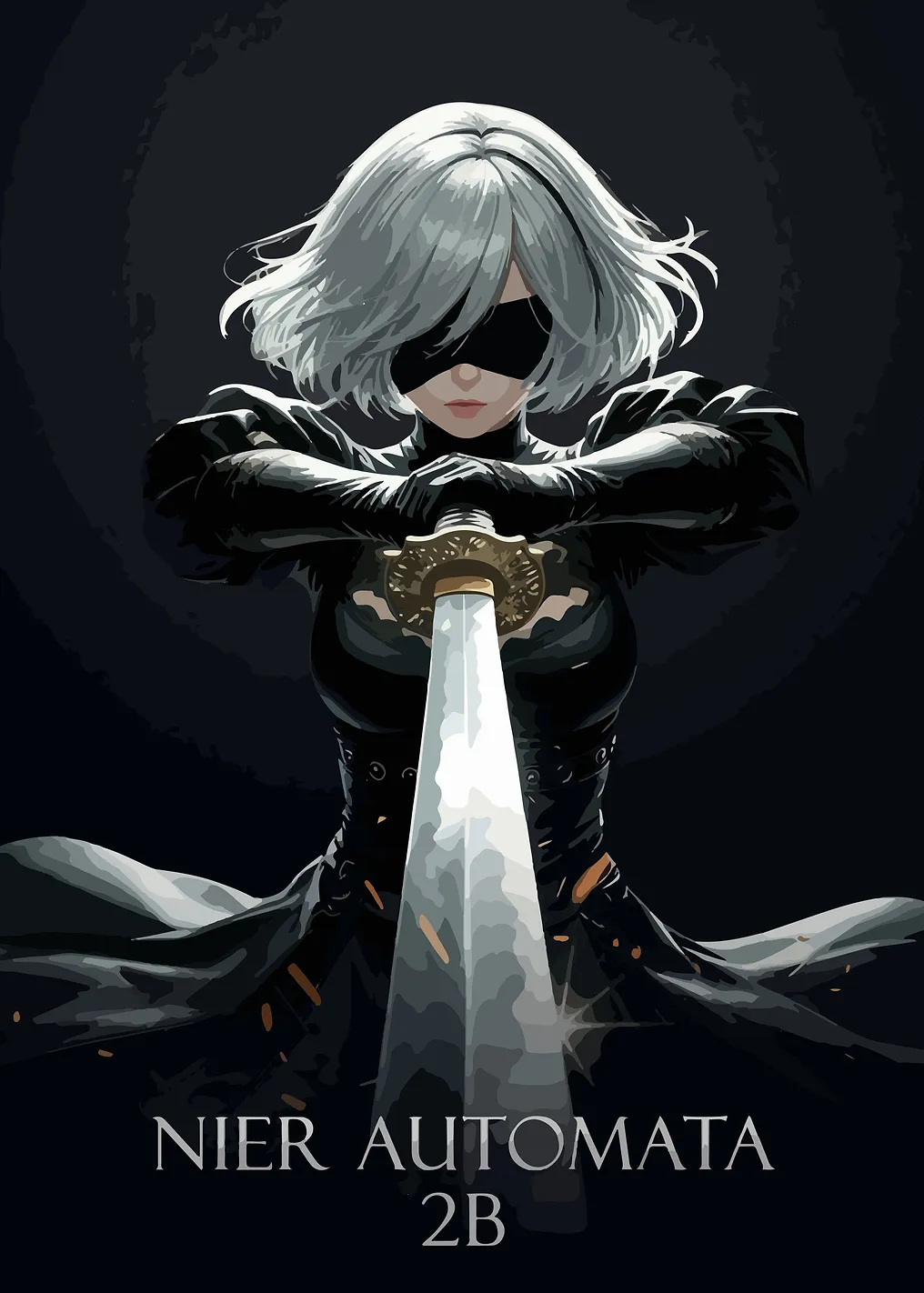 Нир: Автомата 2B с мечом 2