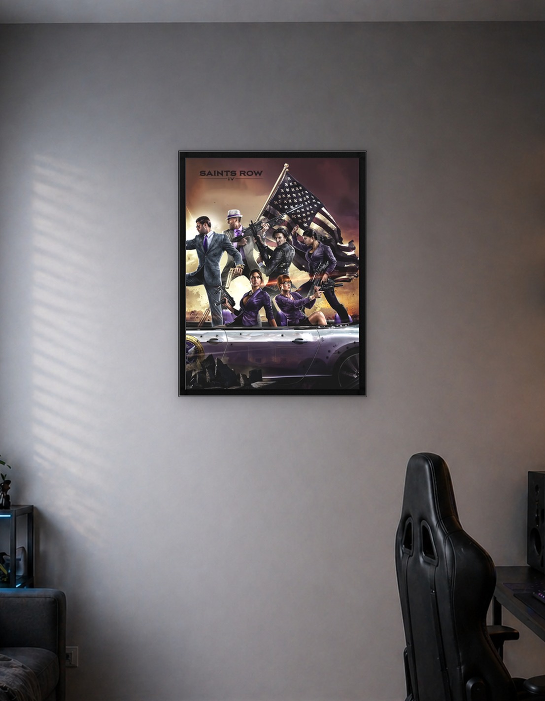Saints Row IV Characters with Flag