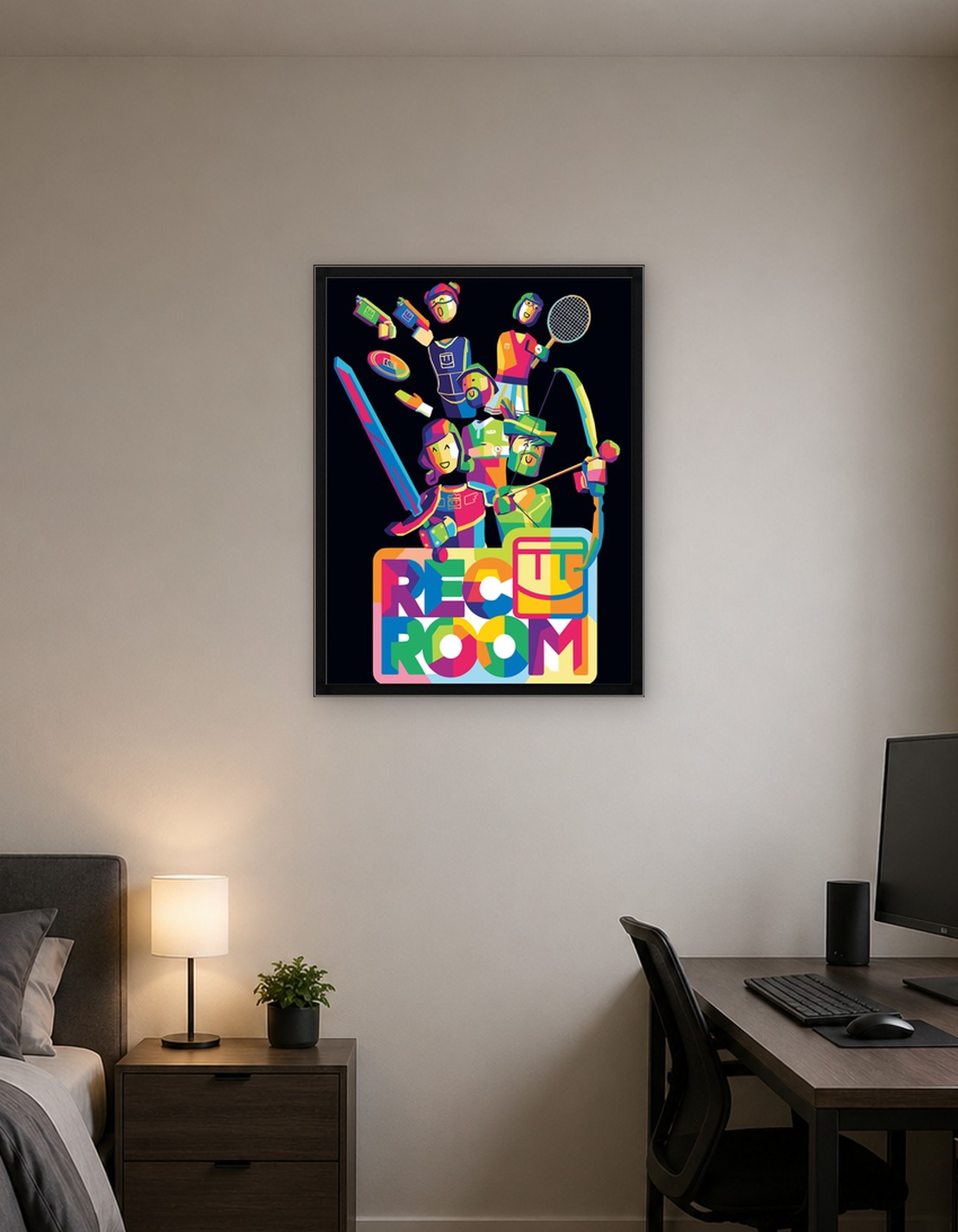 Rec Room Characters in Pop Art Style