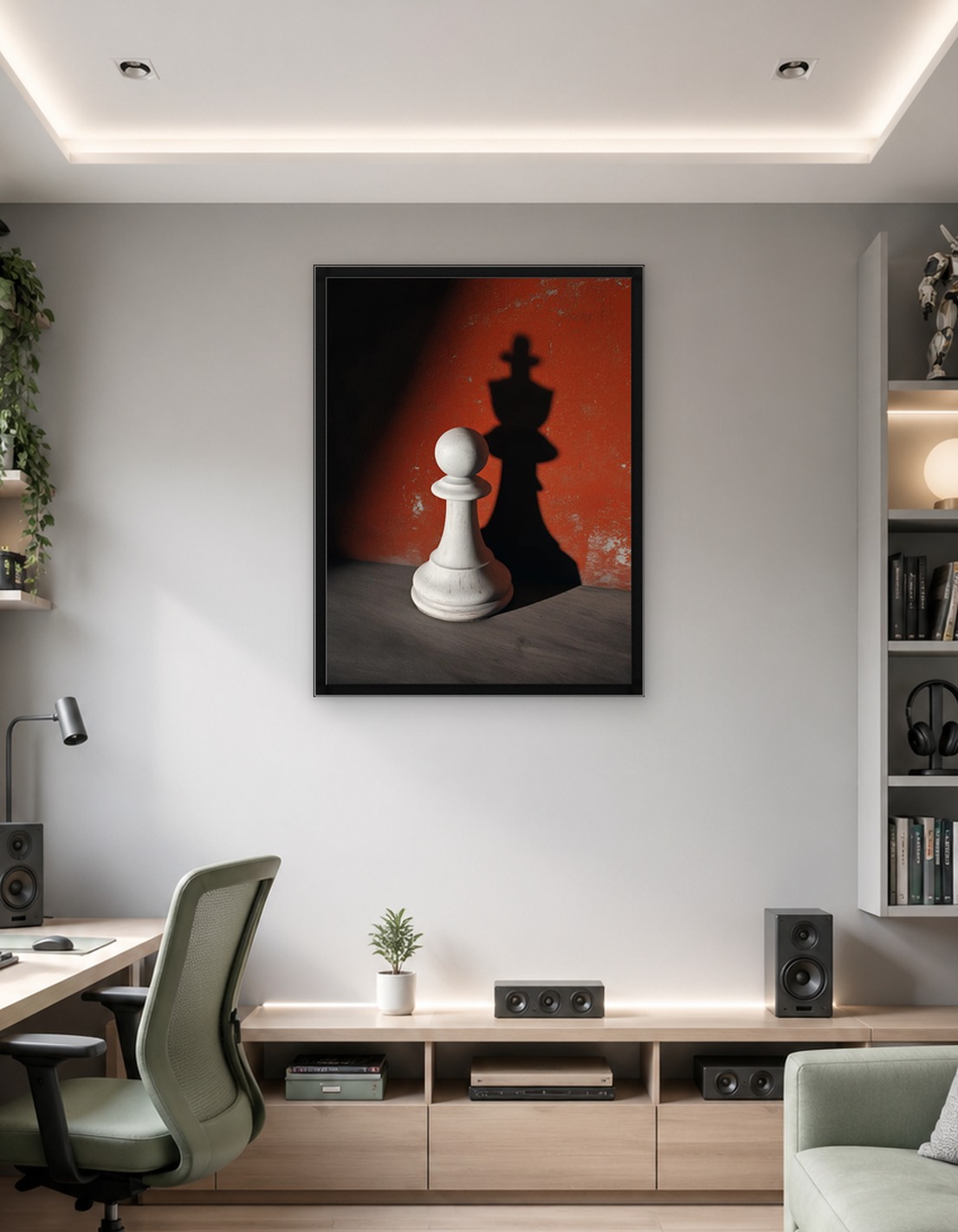 Pawn's Shadow of a King - 9810735