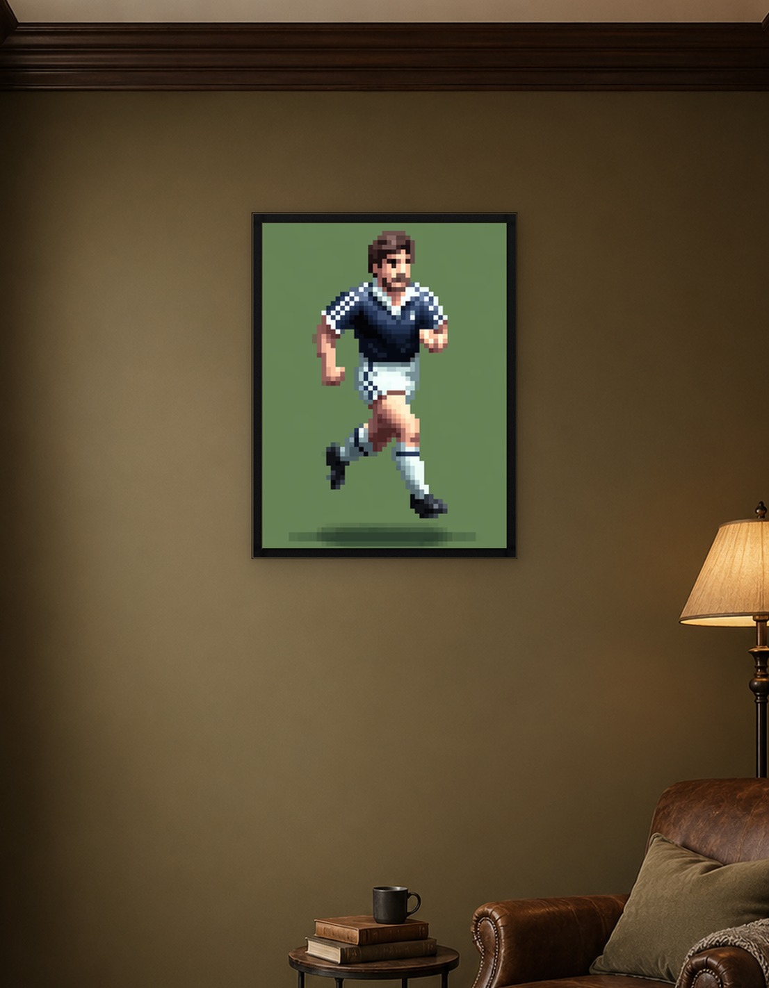 Pixel Art Soccer Player