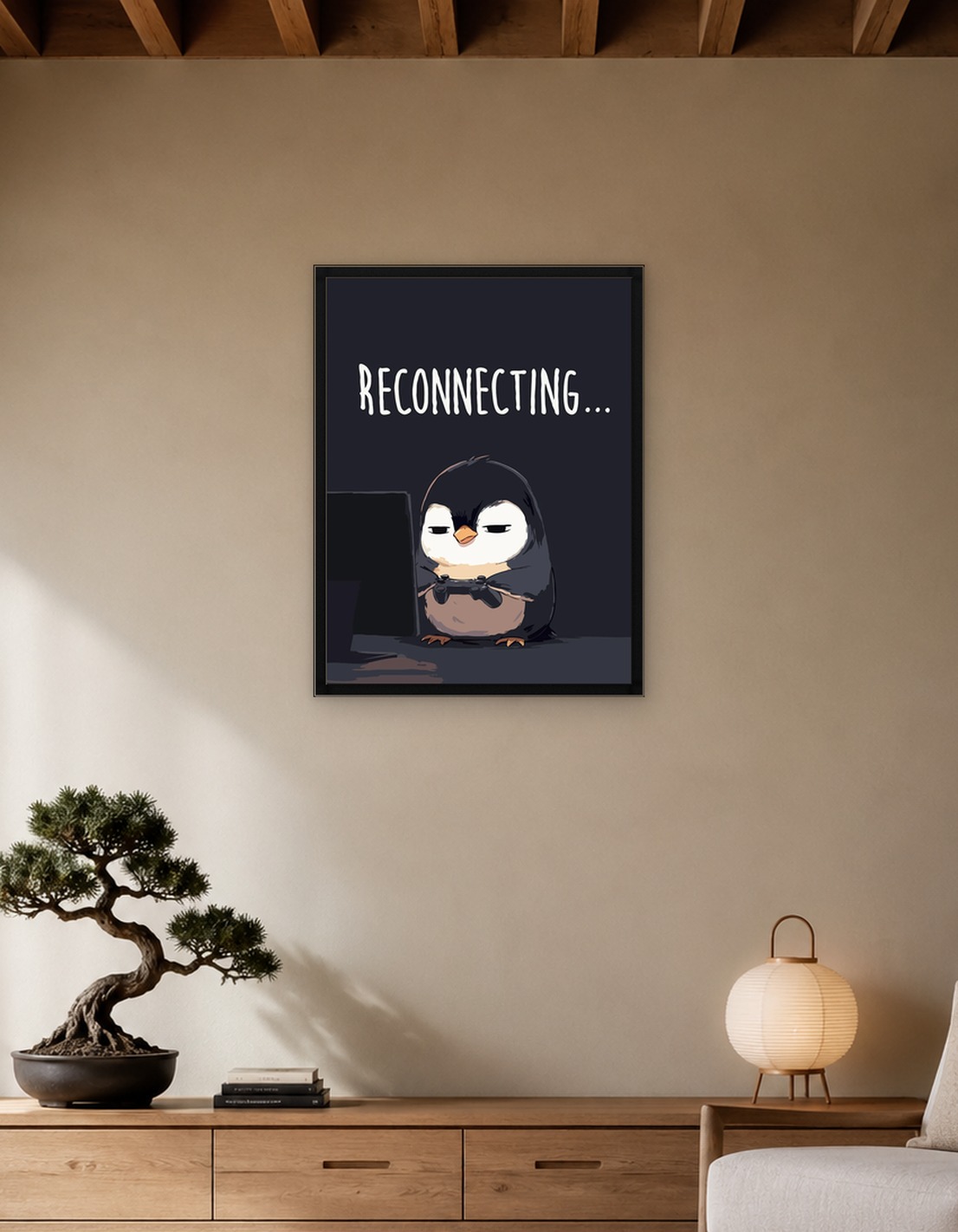 Penguin Reconnecting to Game