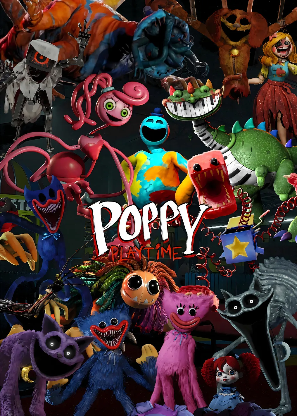 Poppy Playtime Characters Collage - 9700728