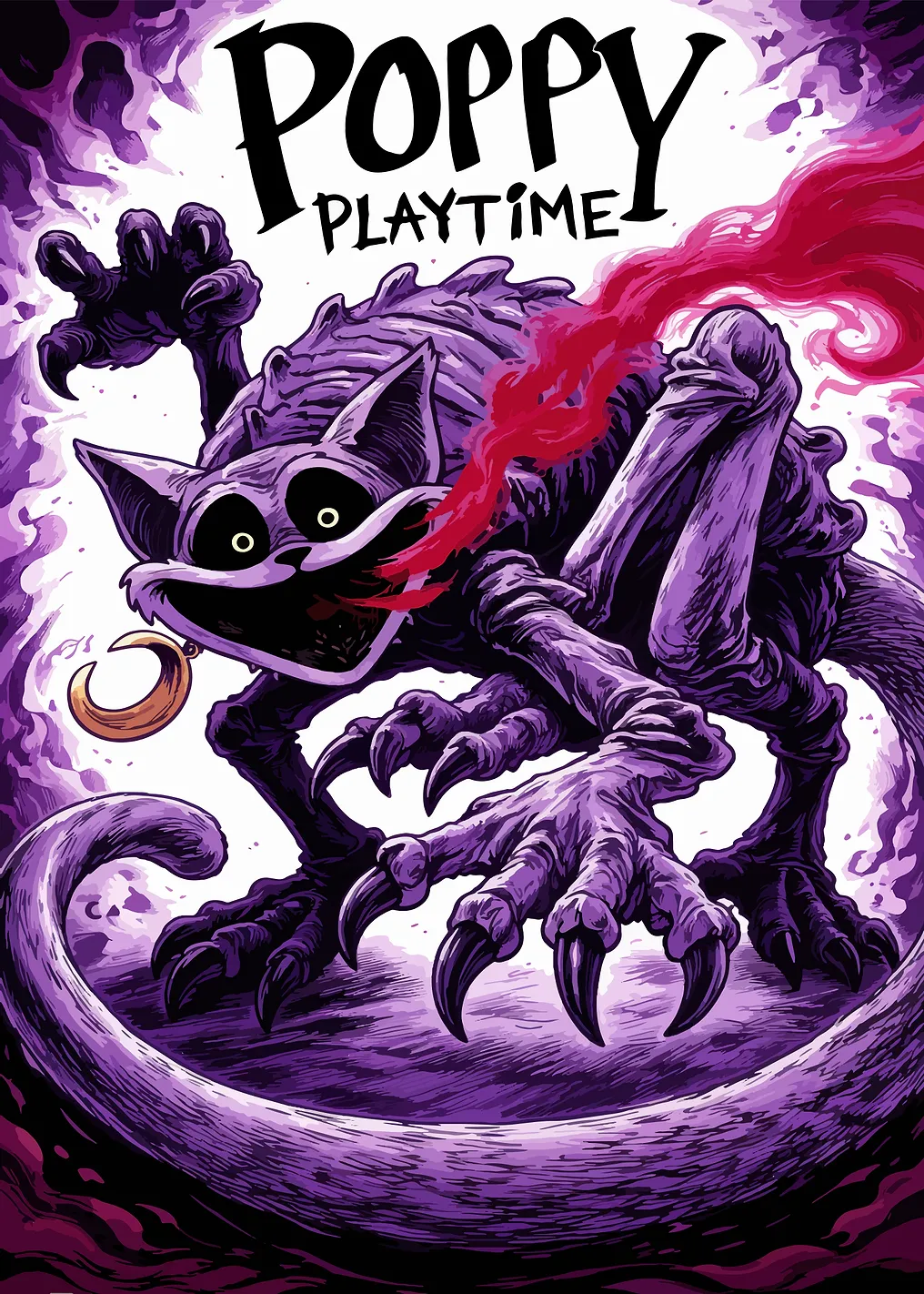 Poppy Playtime Cat Monster