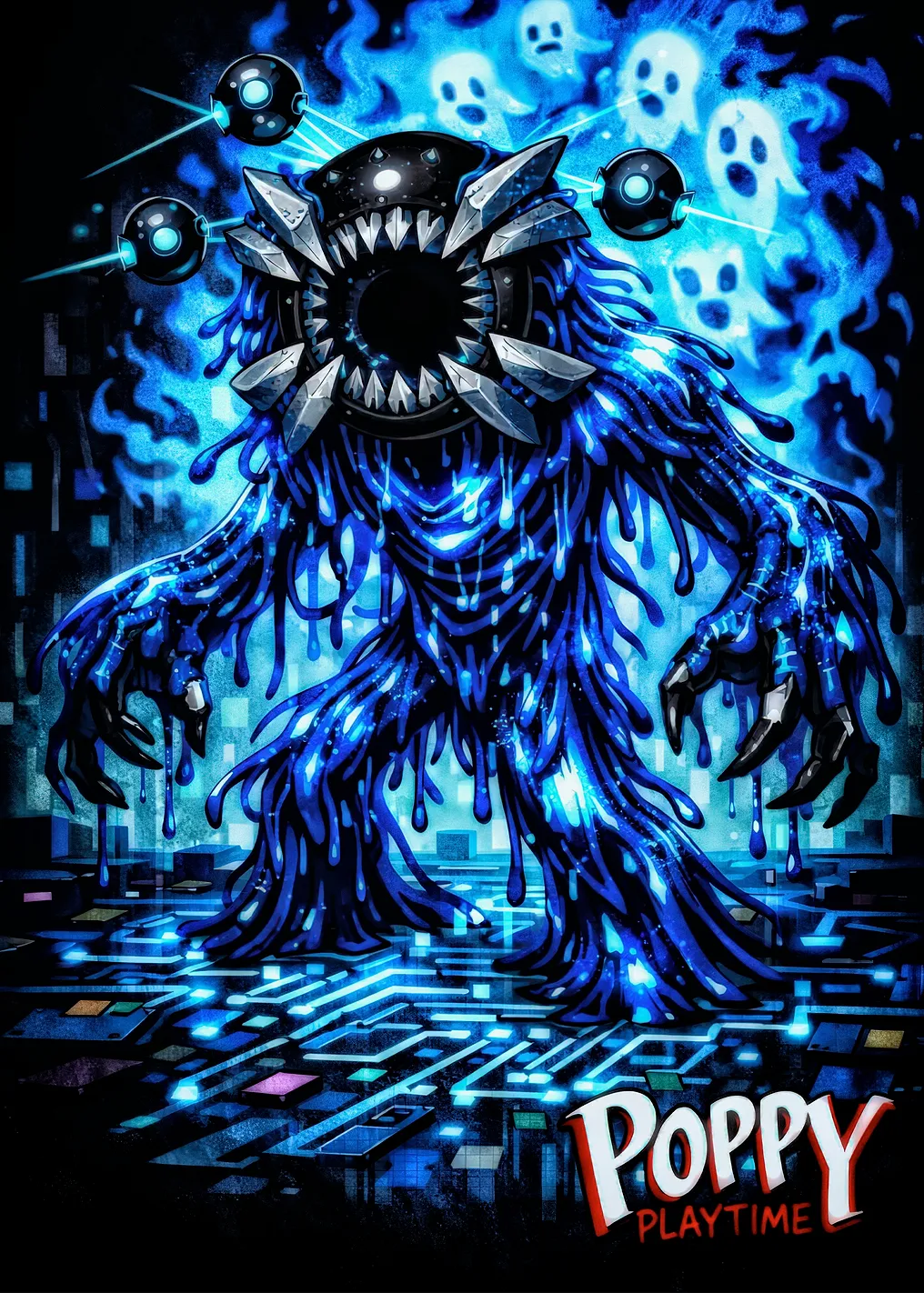 Poppy Playtime Monster Digital Art