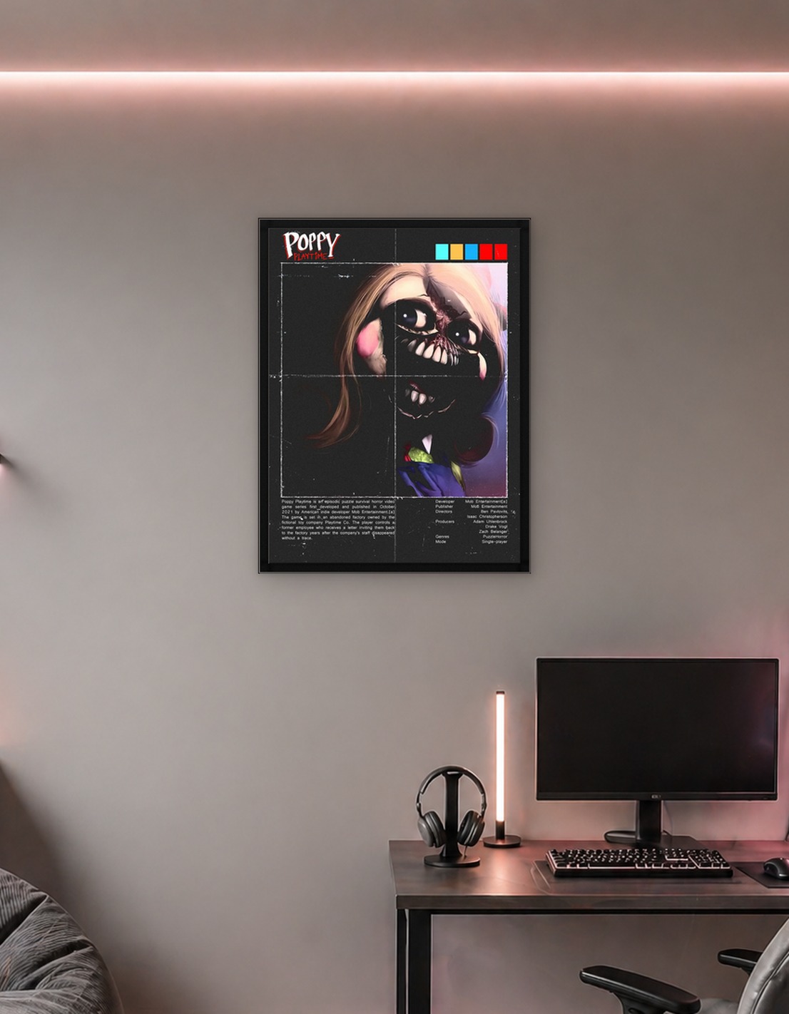 Poppy Playtime Horror Game Poster