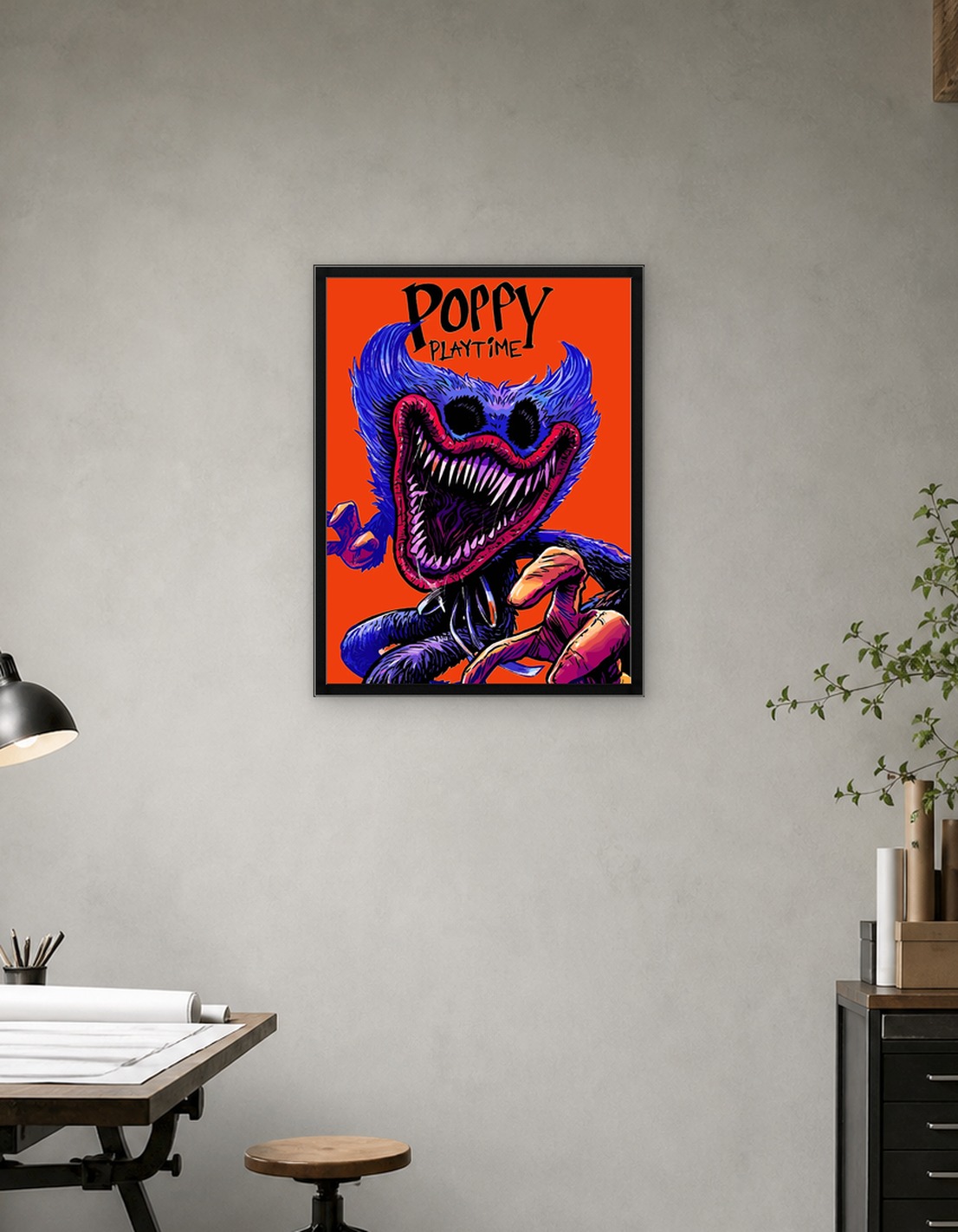 Poppy Playtime Huggy Wuggy Illustration - 9743656