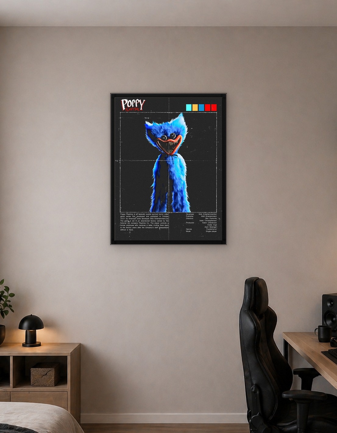 Poppy Playtime Huggy Wuggy Poster - 9774864