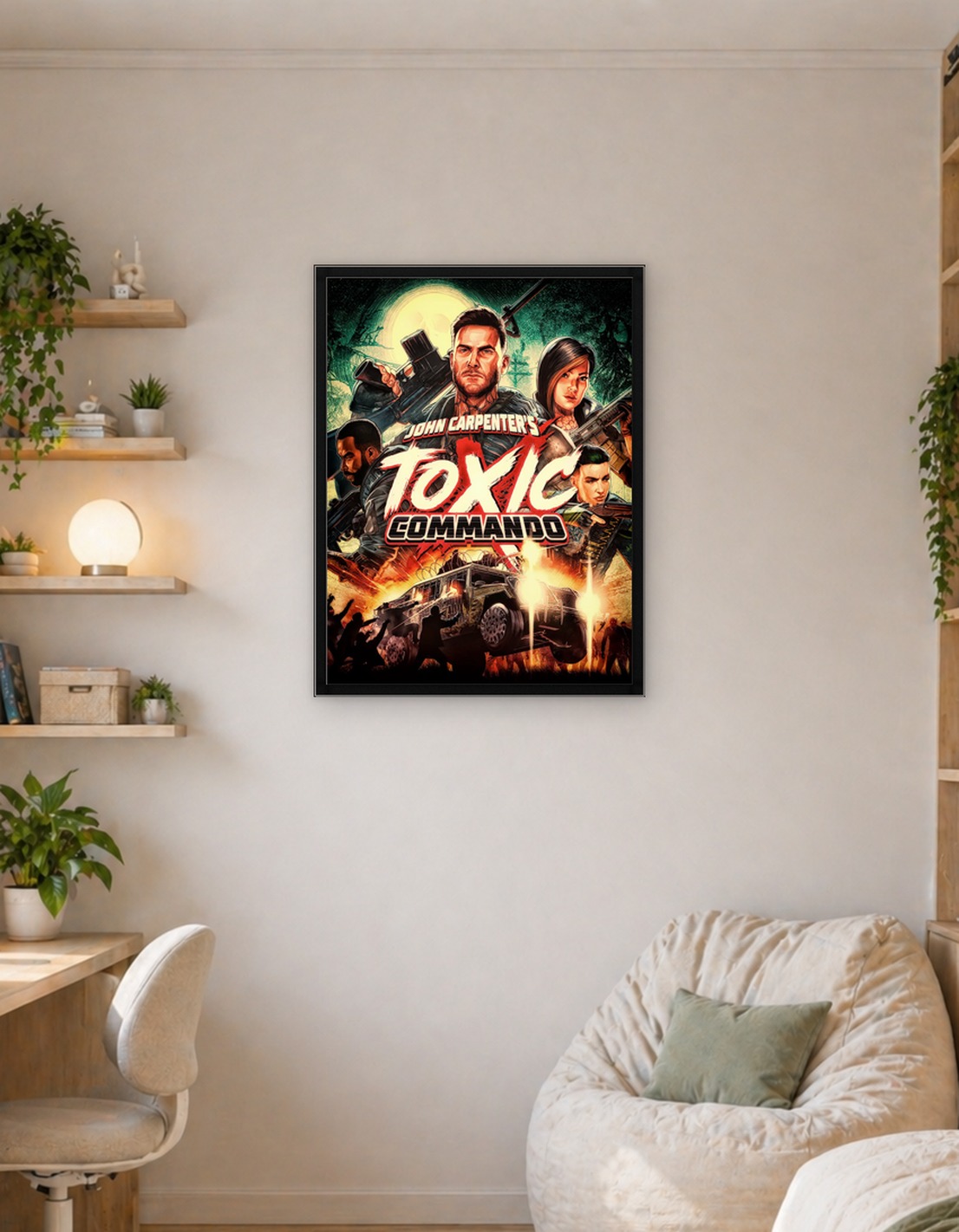 Постер «Токсичный коммандос» Джона Карпентера 4