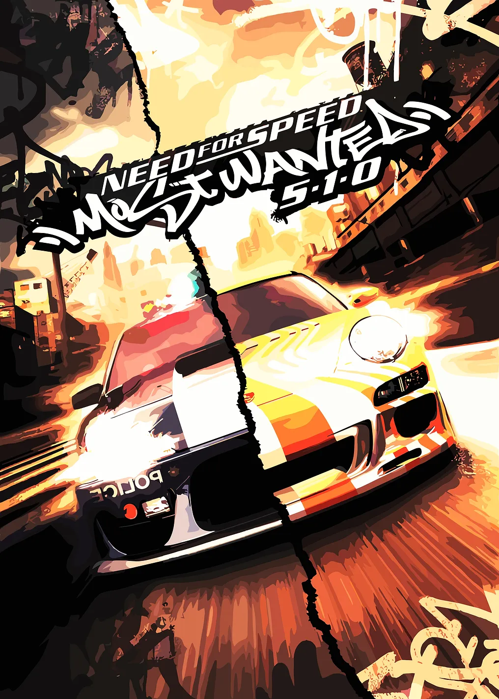 Need for Speed Most Wanted 5-1-0 Poster