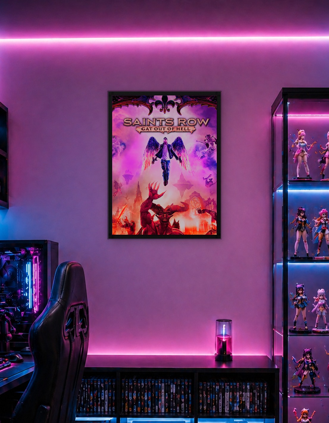 Saints Row Gat Out of Hell Poster