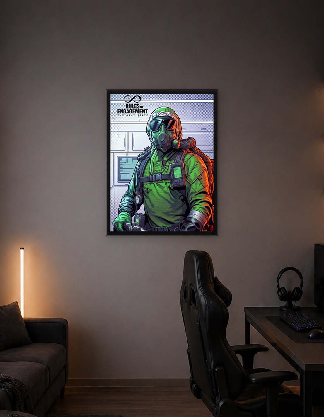 Rules of Engagement Gaming Poster