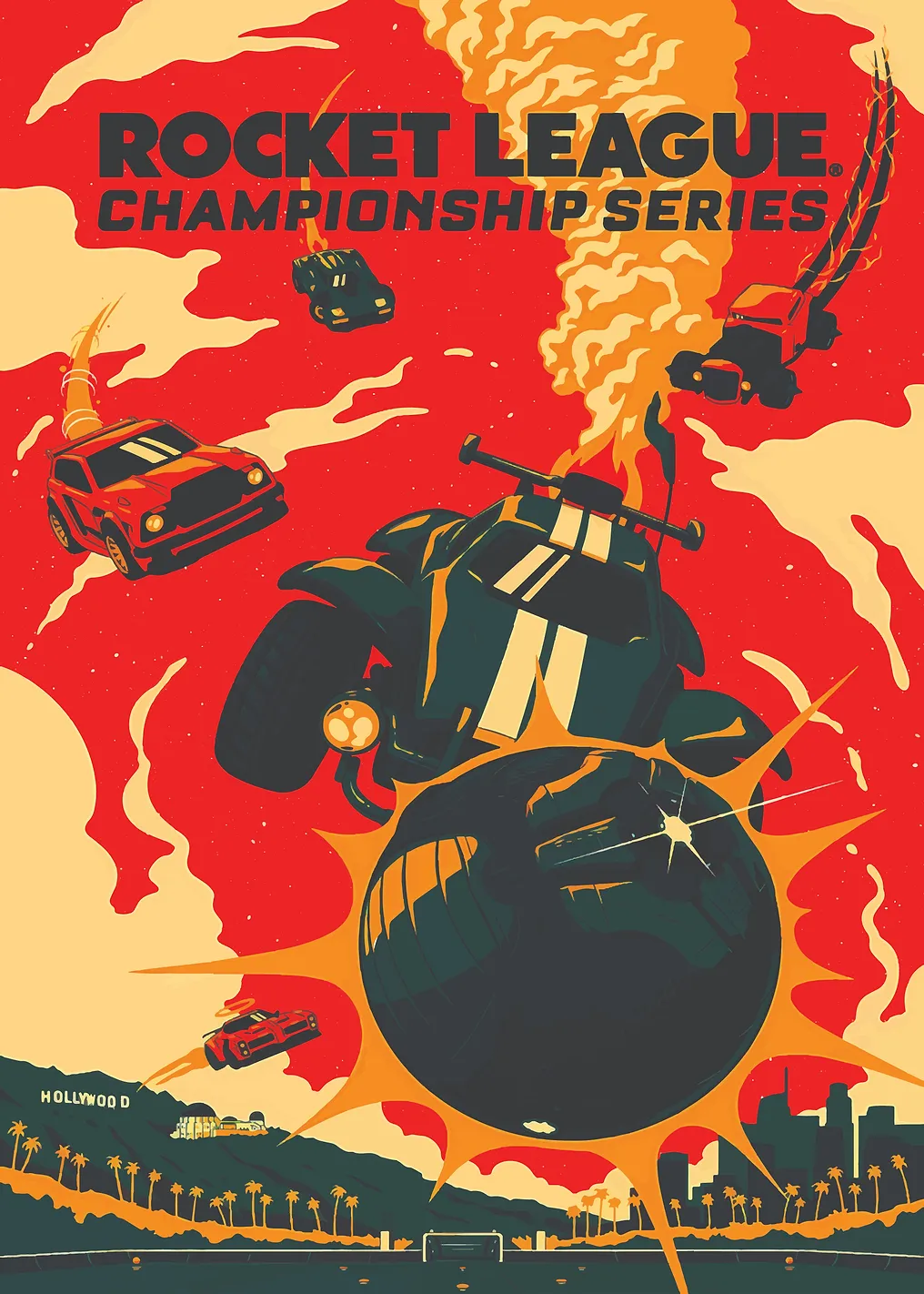 Rocket League Championship Series Poster - 9960247