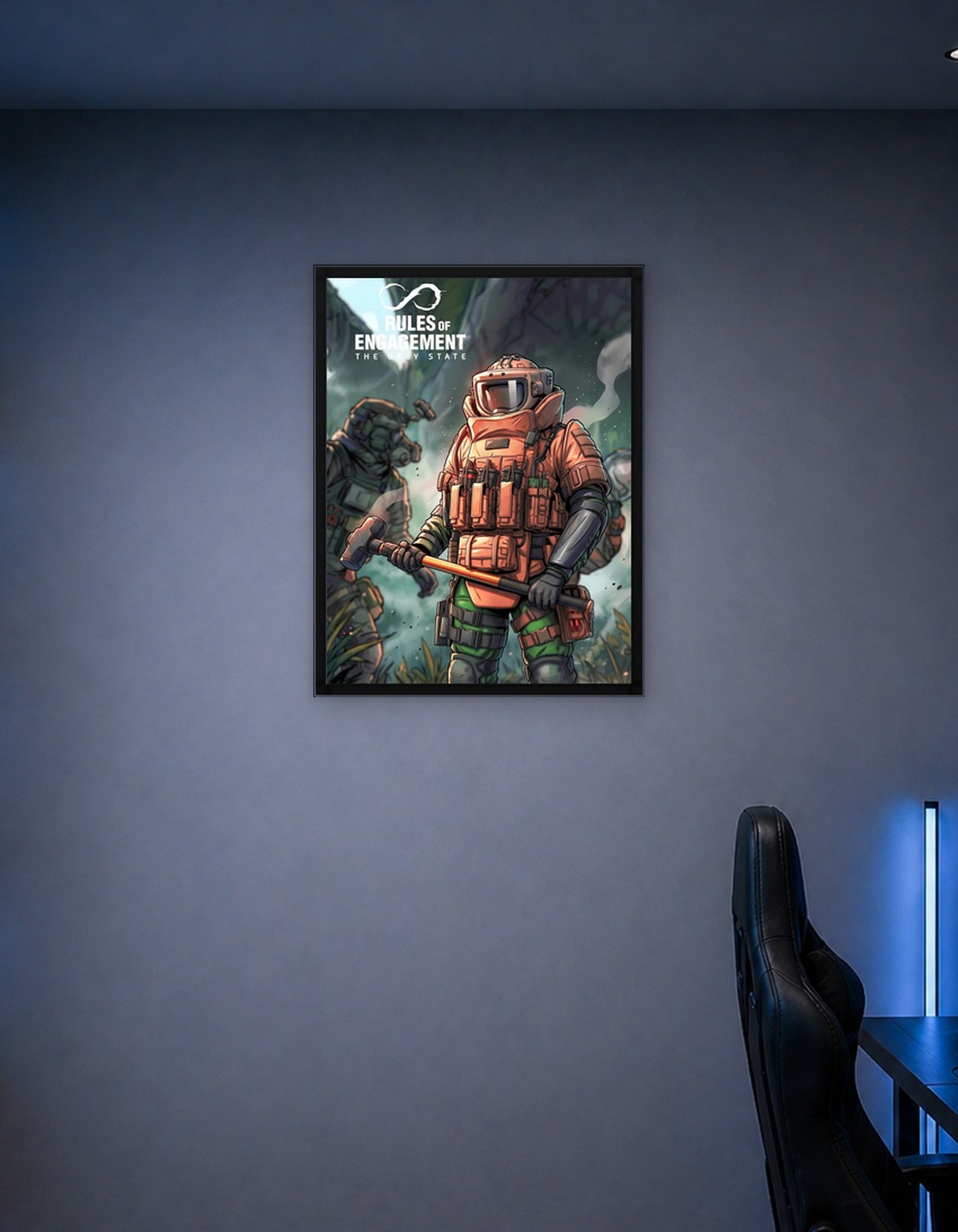 Rules of Engagement The Grey State Gaming Poster