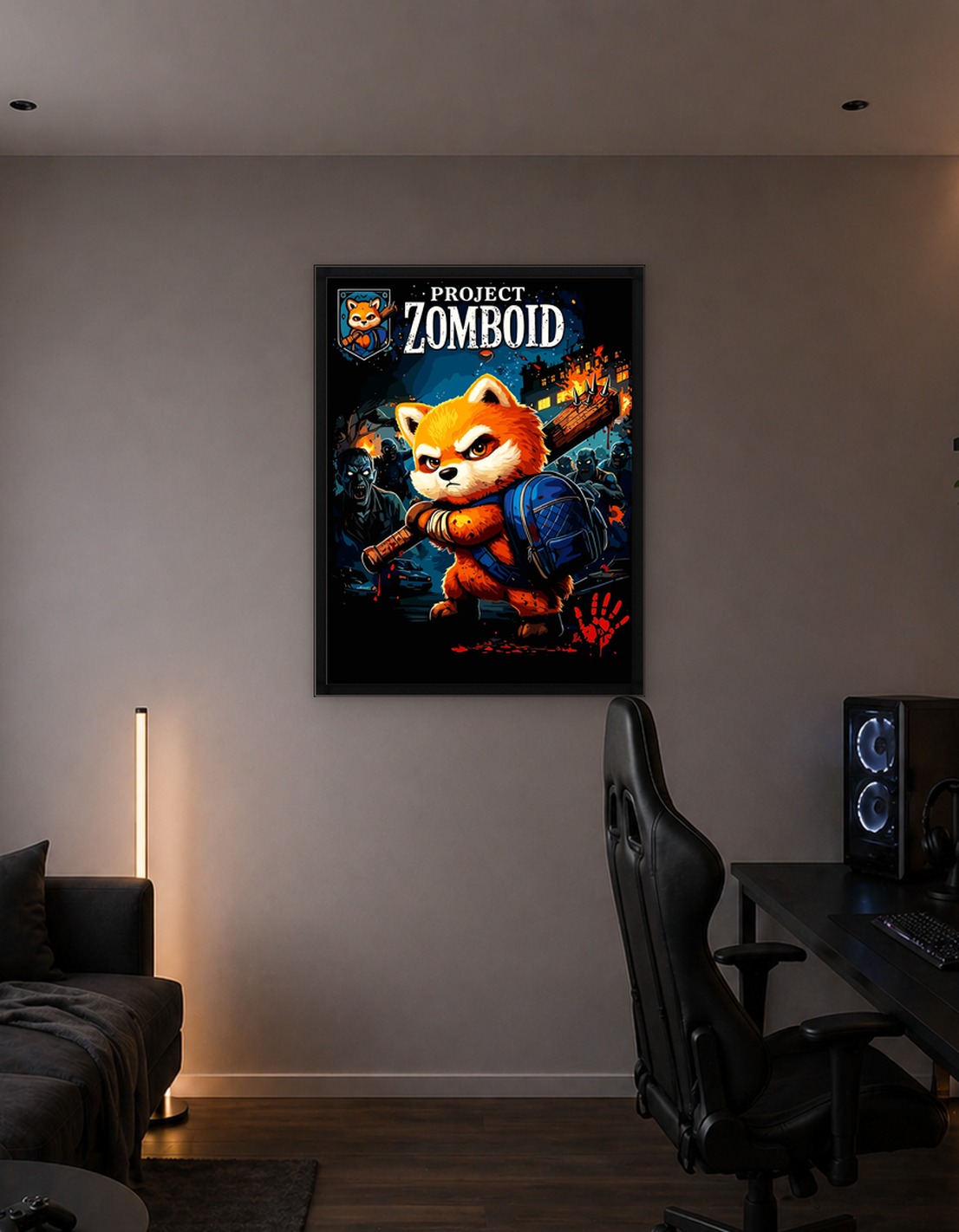 Project Zomboid Red Panda Warrior
