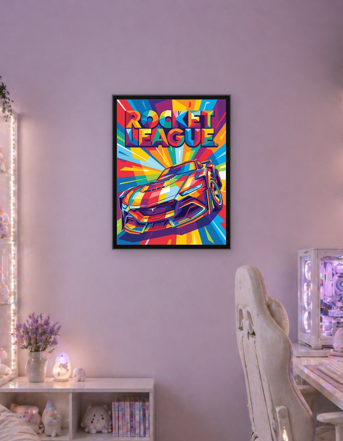Rocket League Car Pop Art