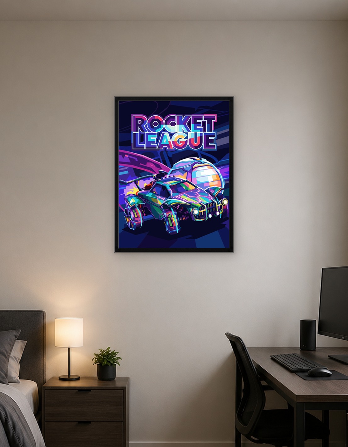 Rocket League Car and Ball