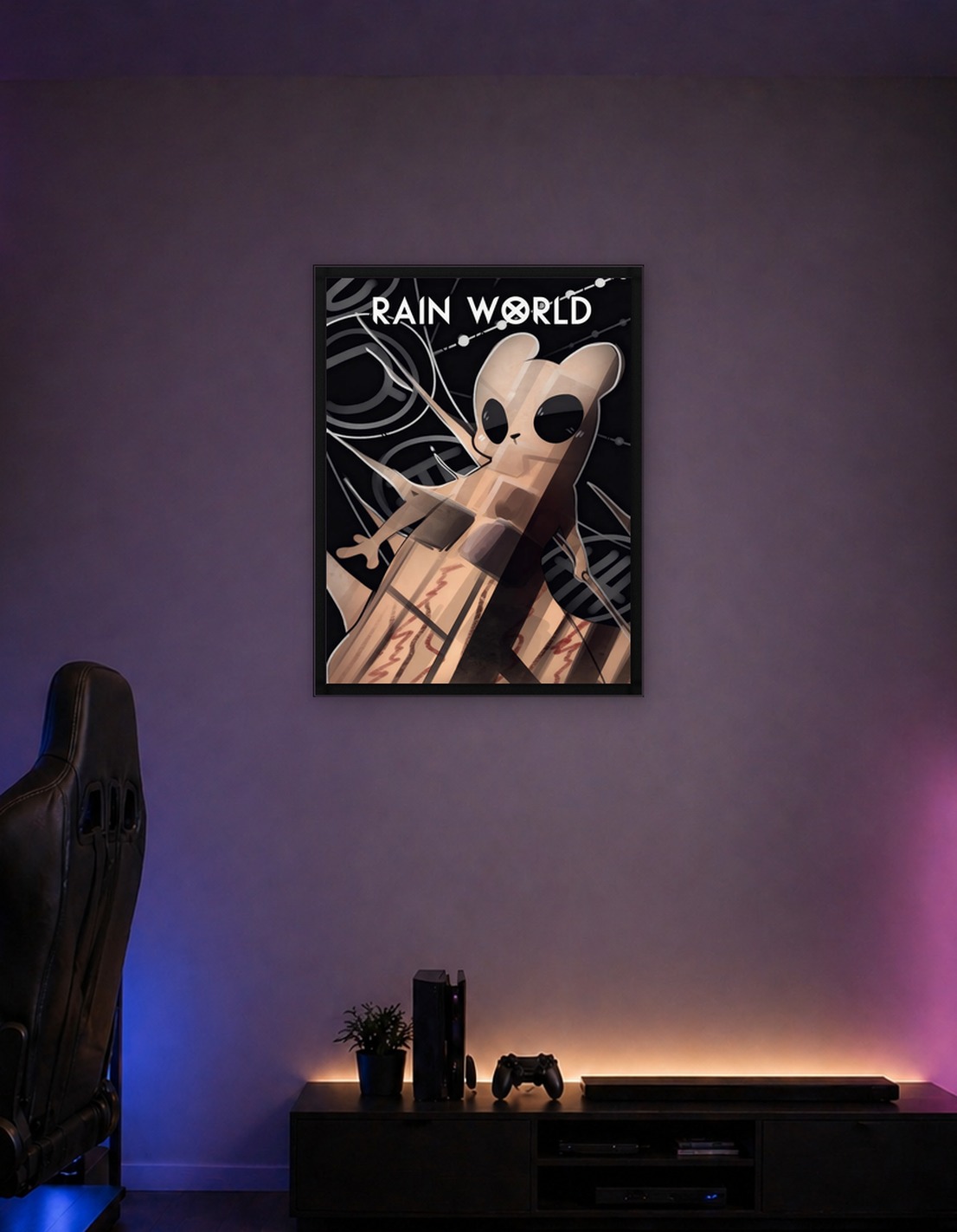 Rain World Slugcat Digital Art