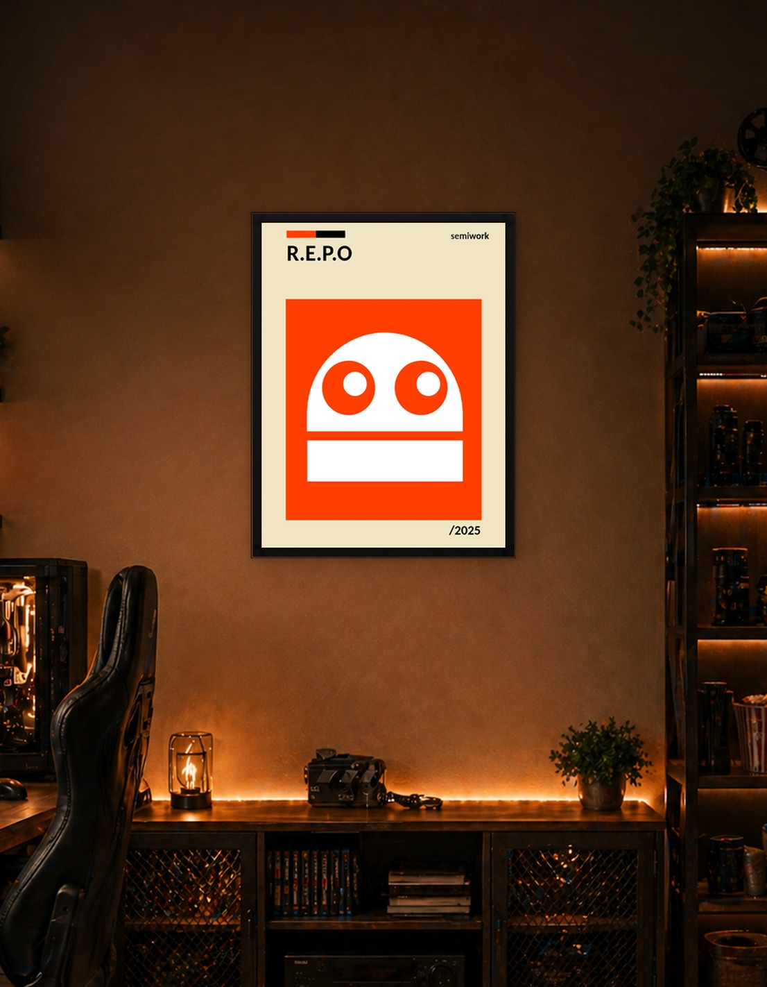 Retro R.EP.O Game Art