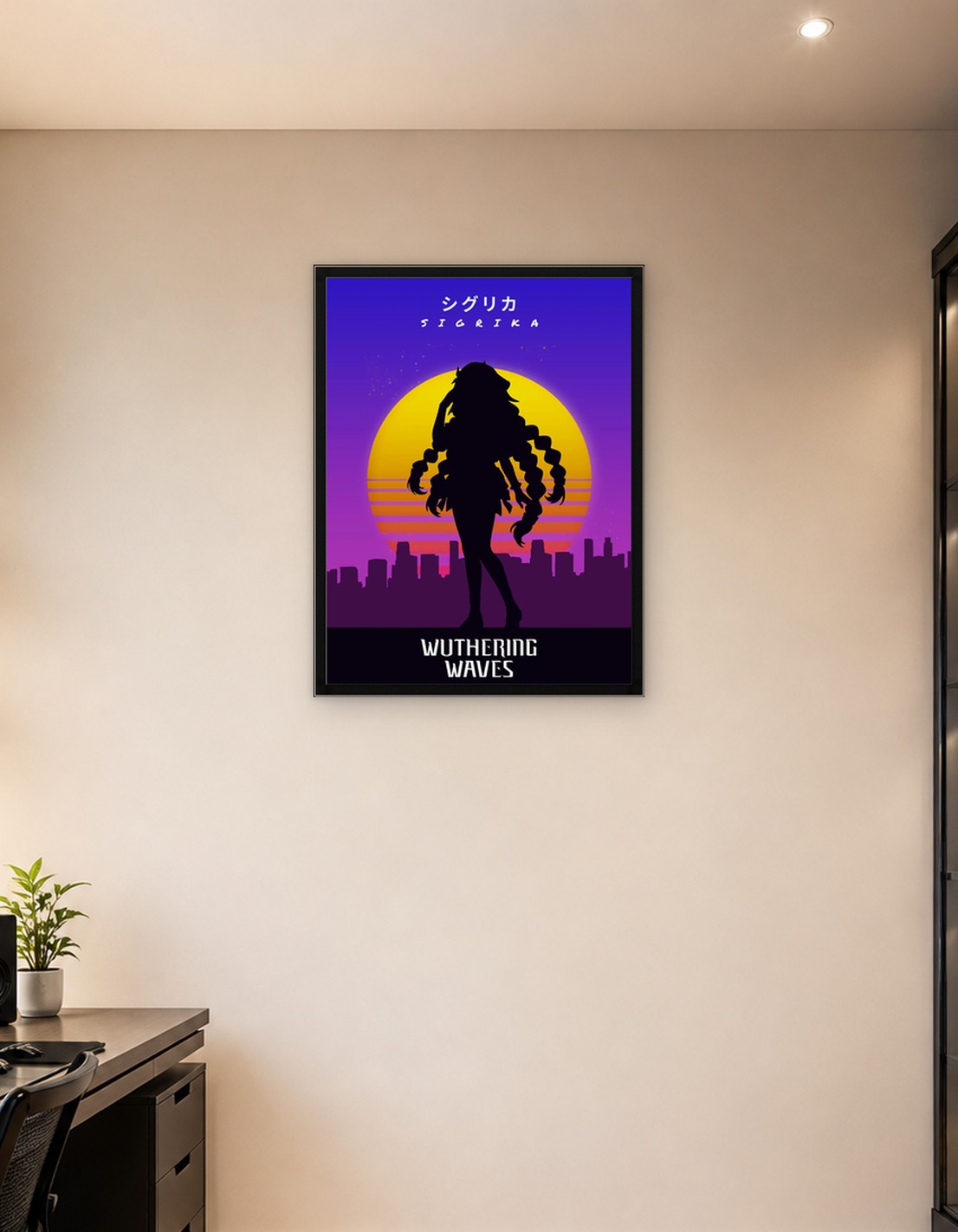Sigrika Wuthering Waves Retro Poster - 9976331