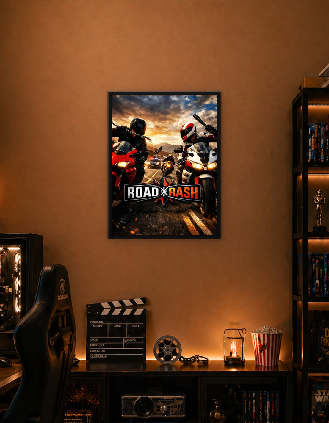 Road Rash Motorcycle Game Art