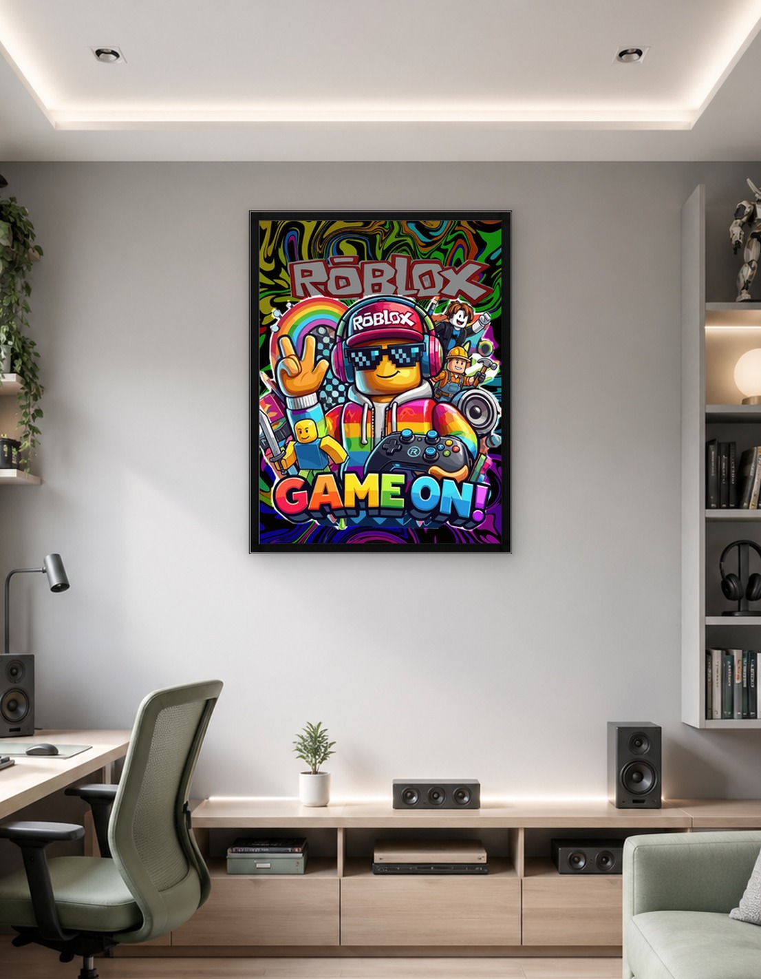 Roblox Game On Rainbow Art