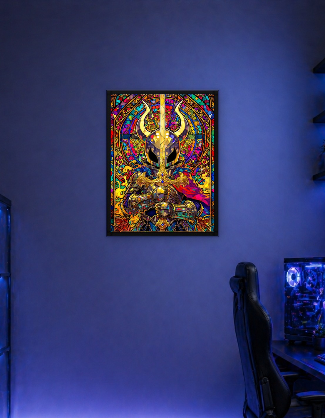 Knight in Stained Glass Armor - 9652349