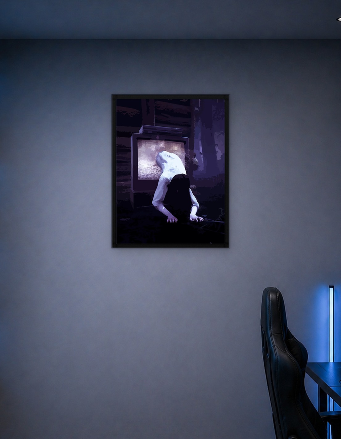 Sadako Emerging from Television