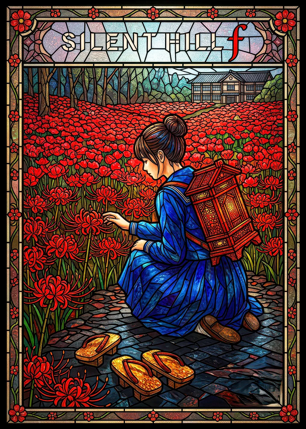 Silent Hill f Stained Glass Art - 10054650