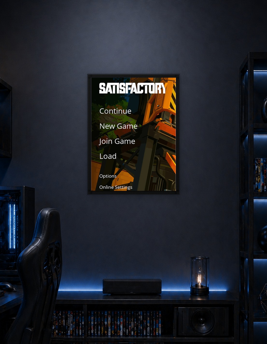 Satisfactory Game Menu