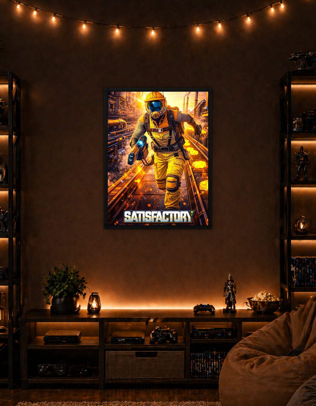 Сатисфактори Постер игры 1