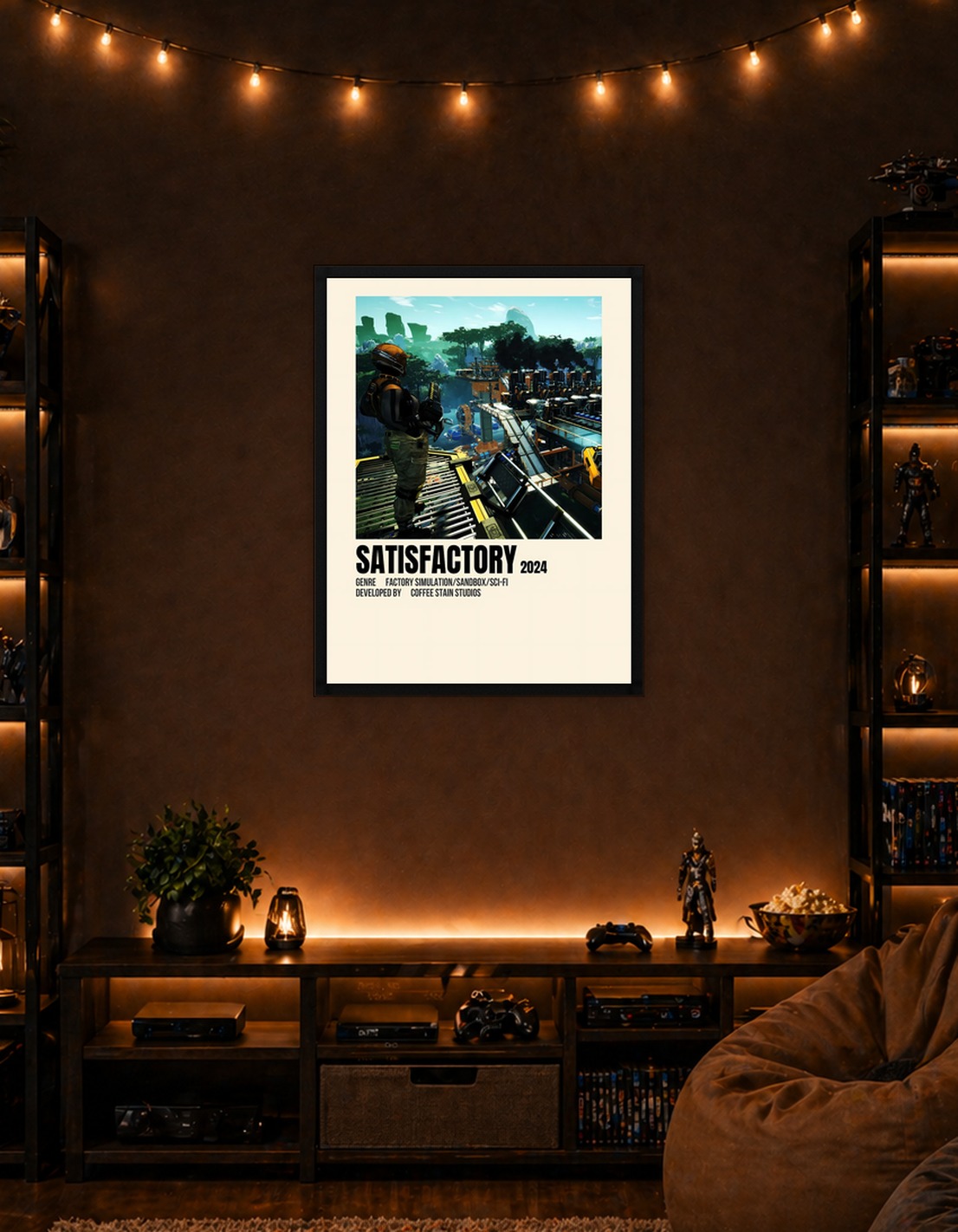 Сатисфактори Постер игры 8