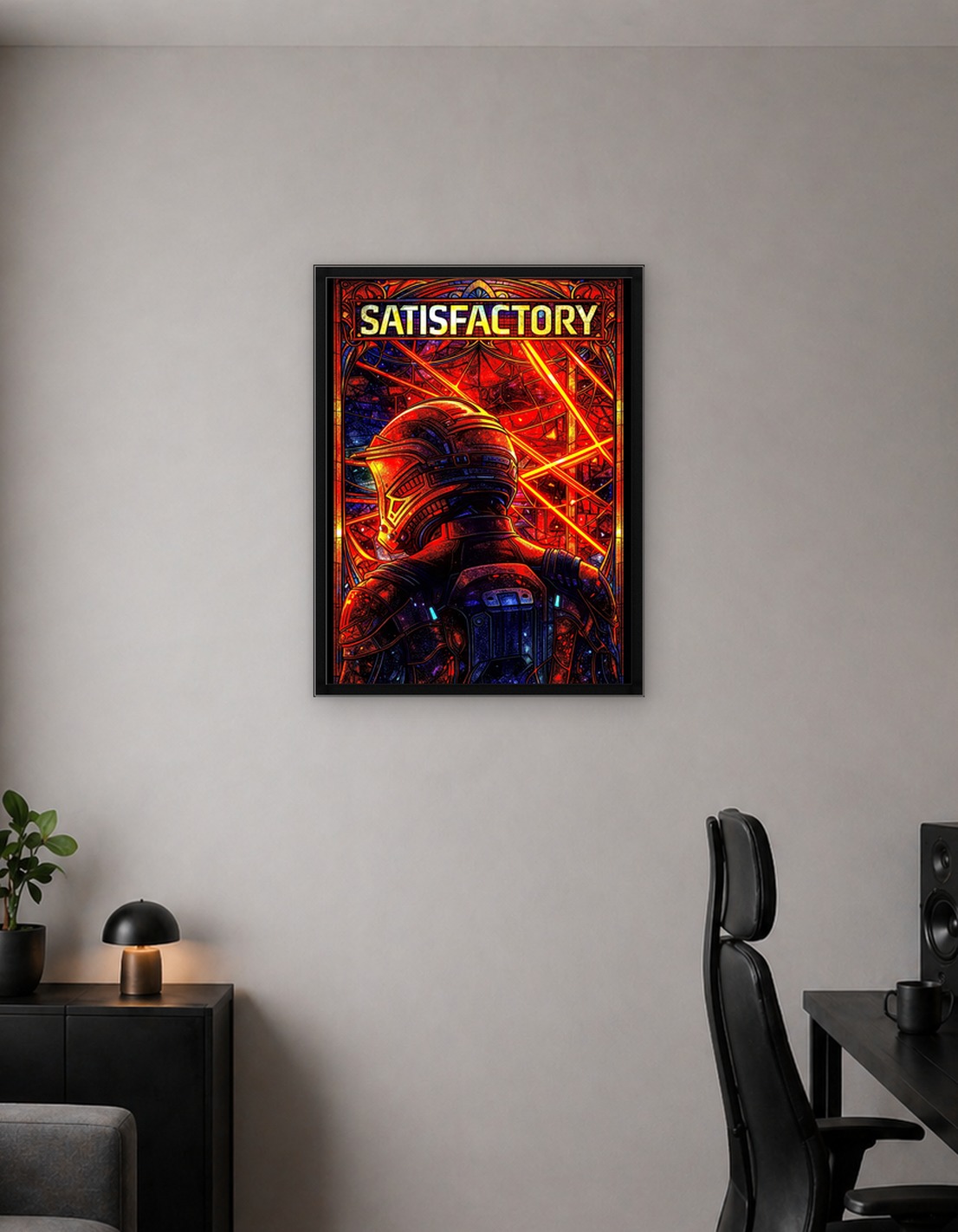 Satisfactory Stained Glass Poster