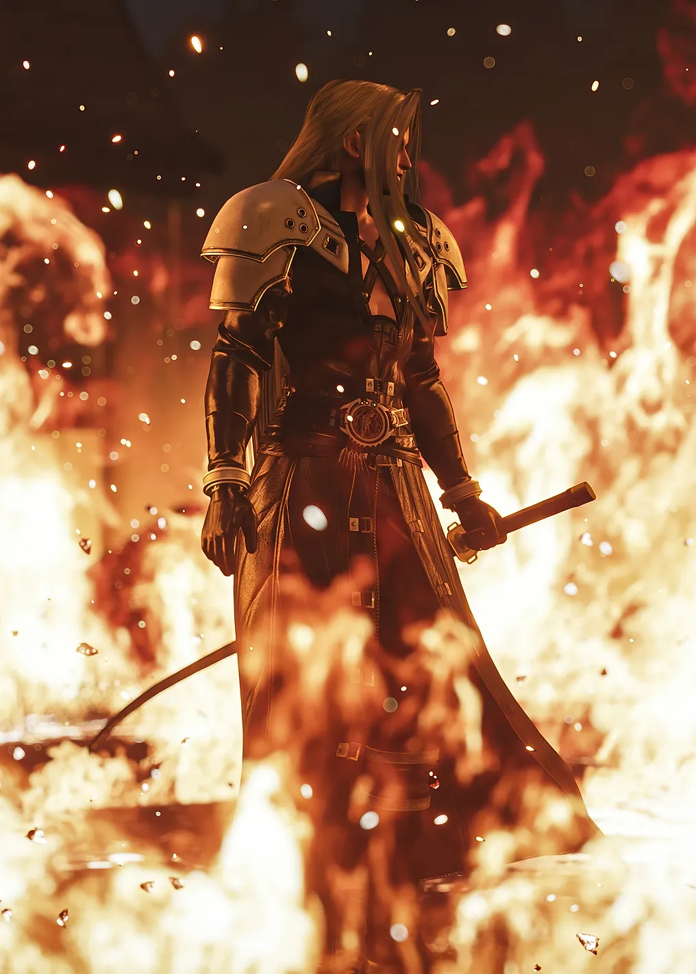 Sephiroth in Flames
