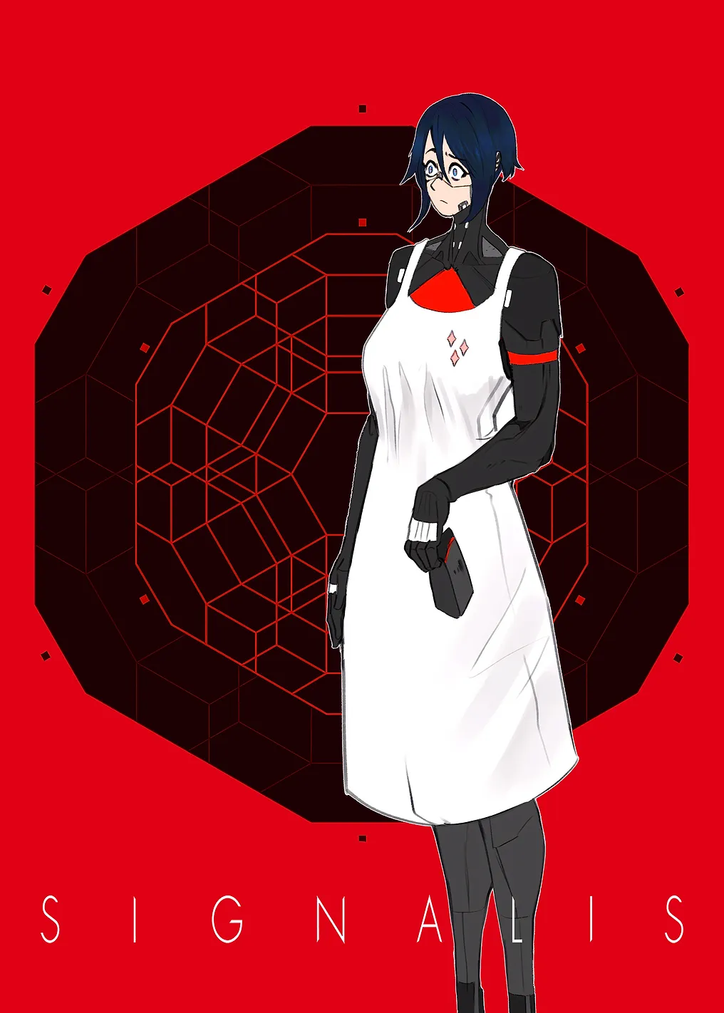 Signalis Elster in White Dress