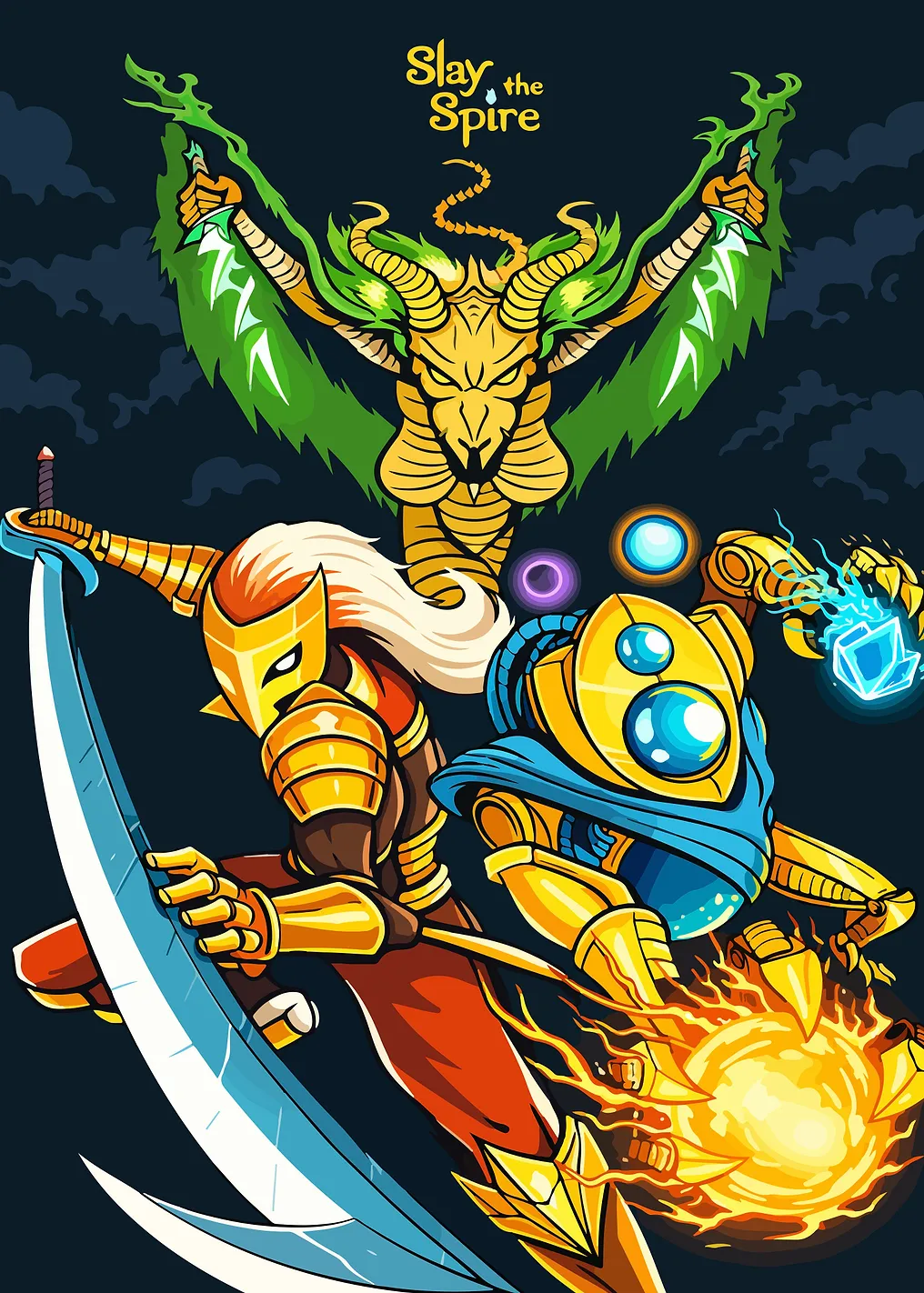 Slay the Spire Characters and Dragon