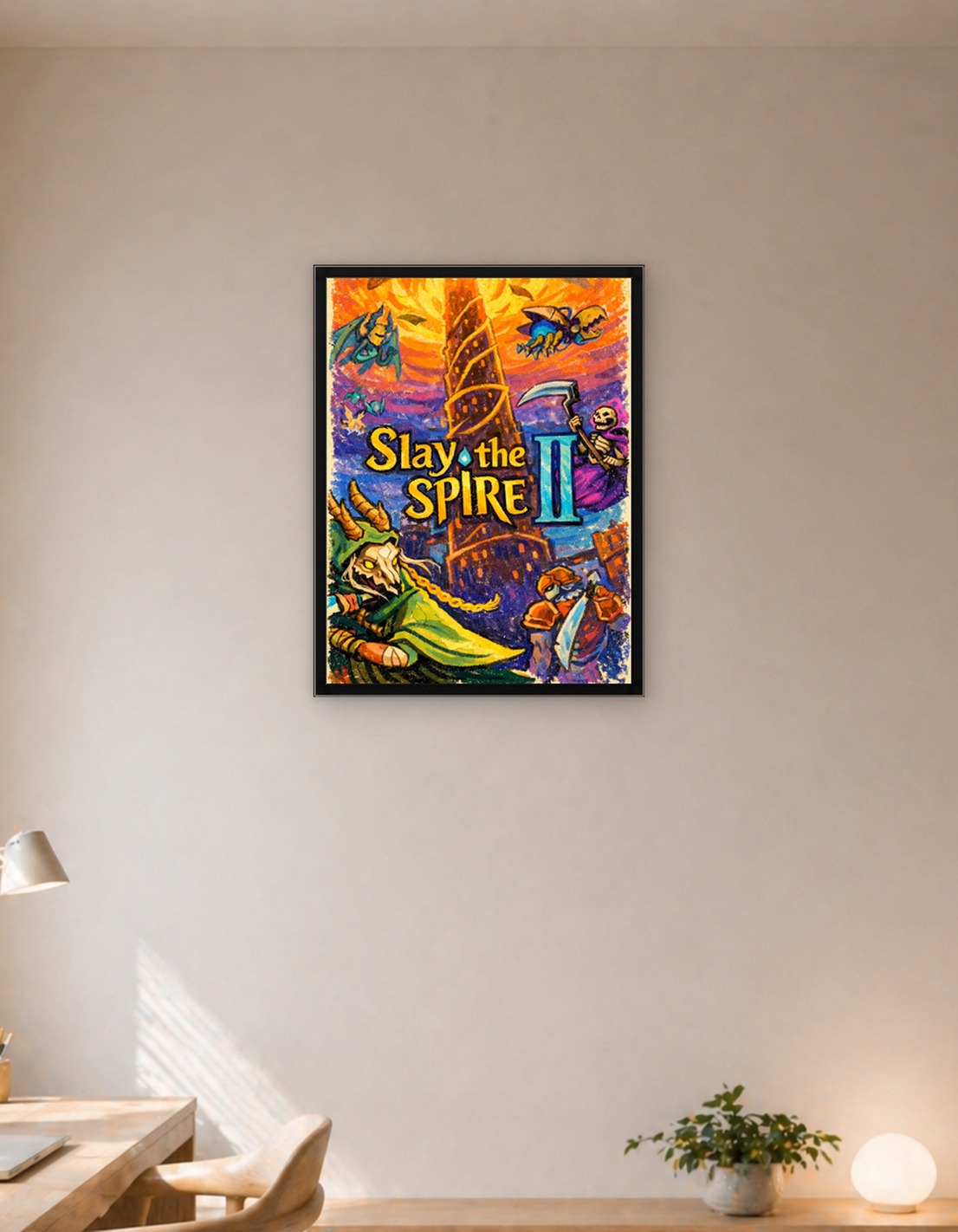 Slay the Spire II Crayon Style Game Art