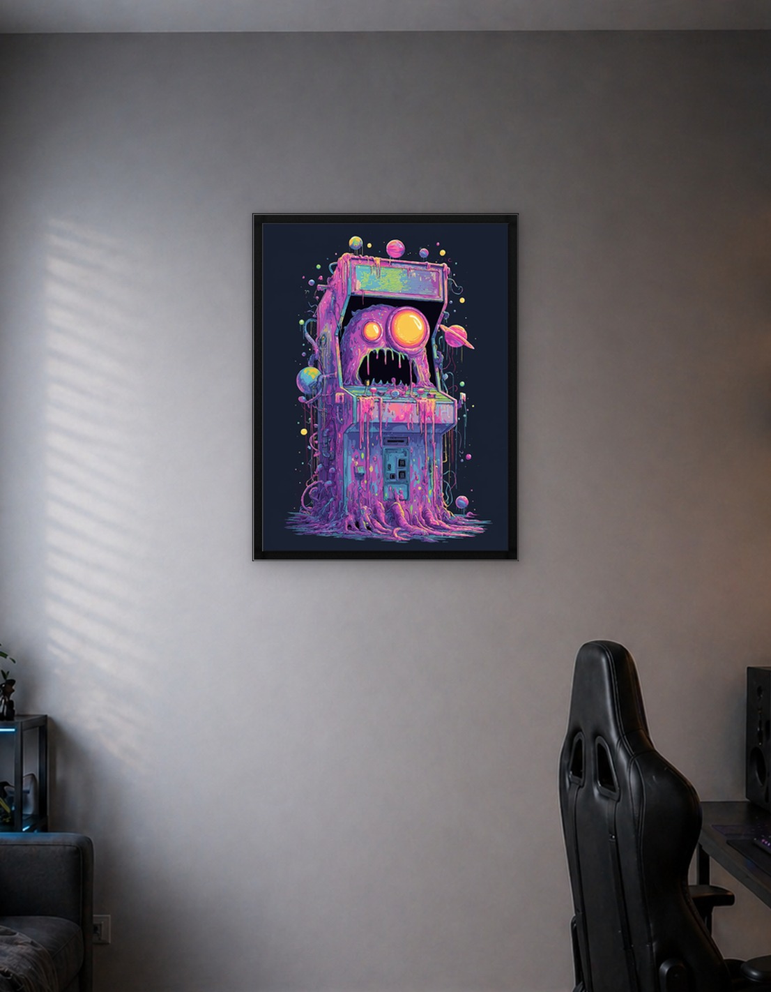 Melting Arcade Machine Monster