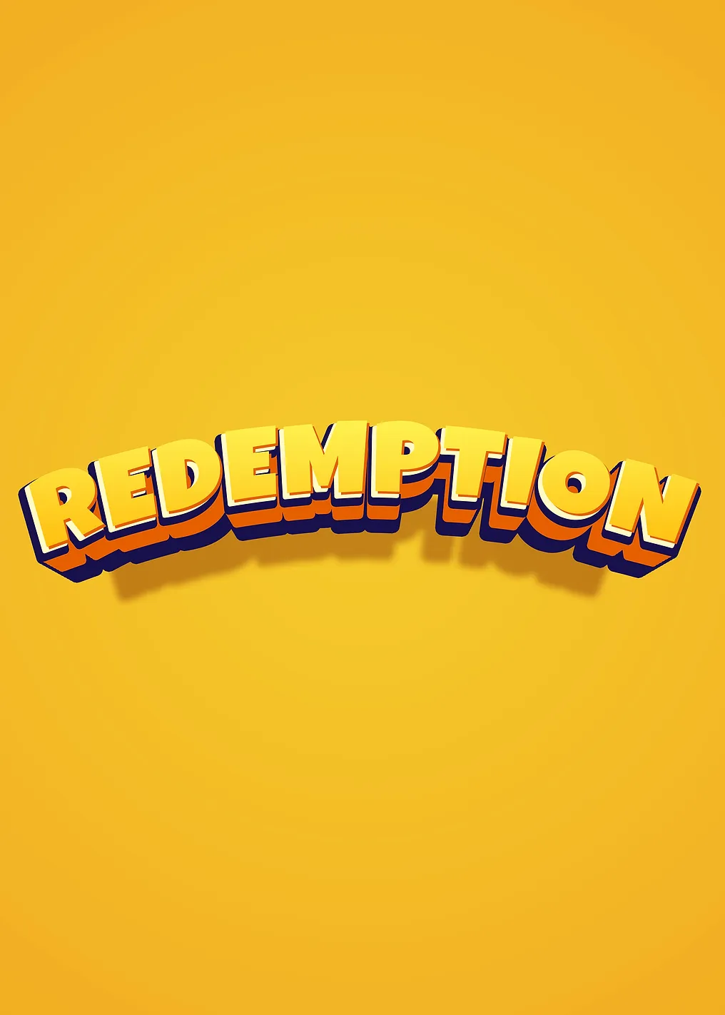 Redemption Text Art