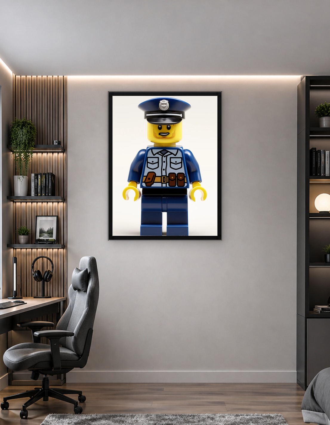 Lego Police Officer Figurine