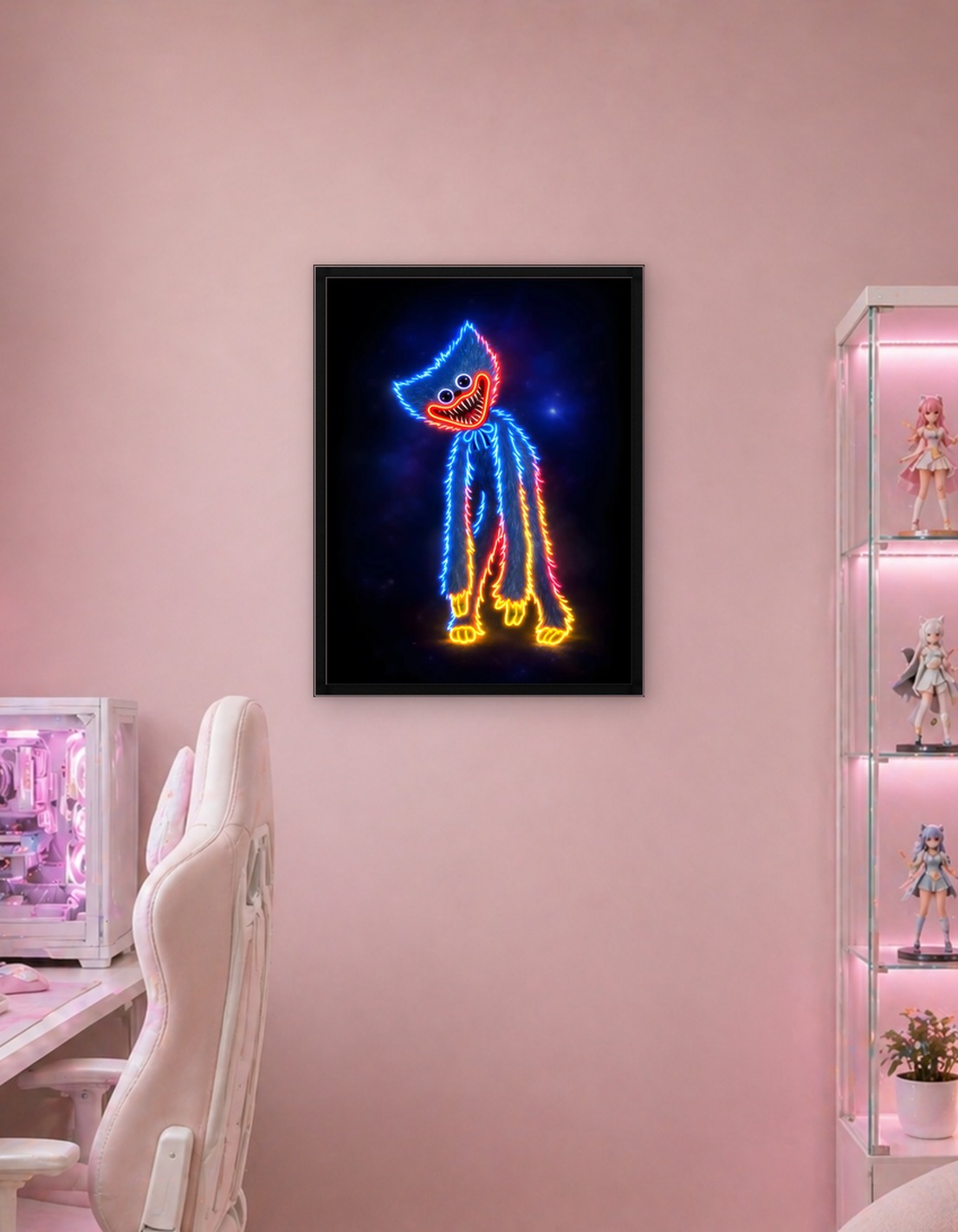 Neon HuggyAgressive in Space