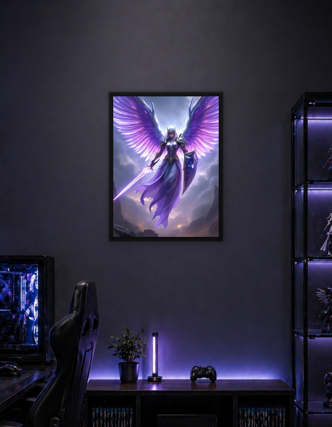 Warrior Angel with Sword and Shield - 10018413