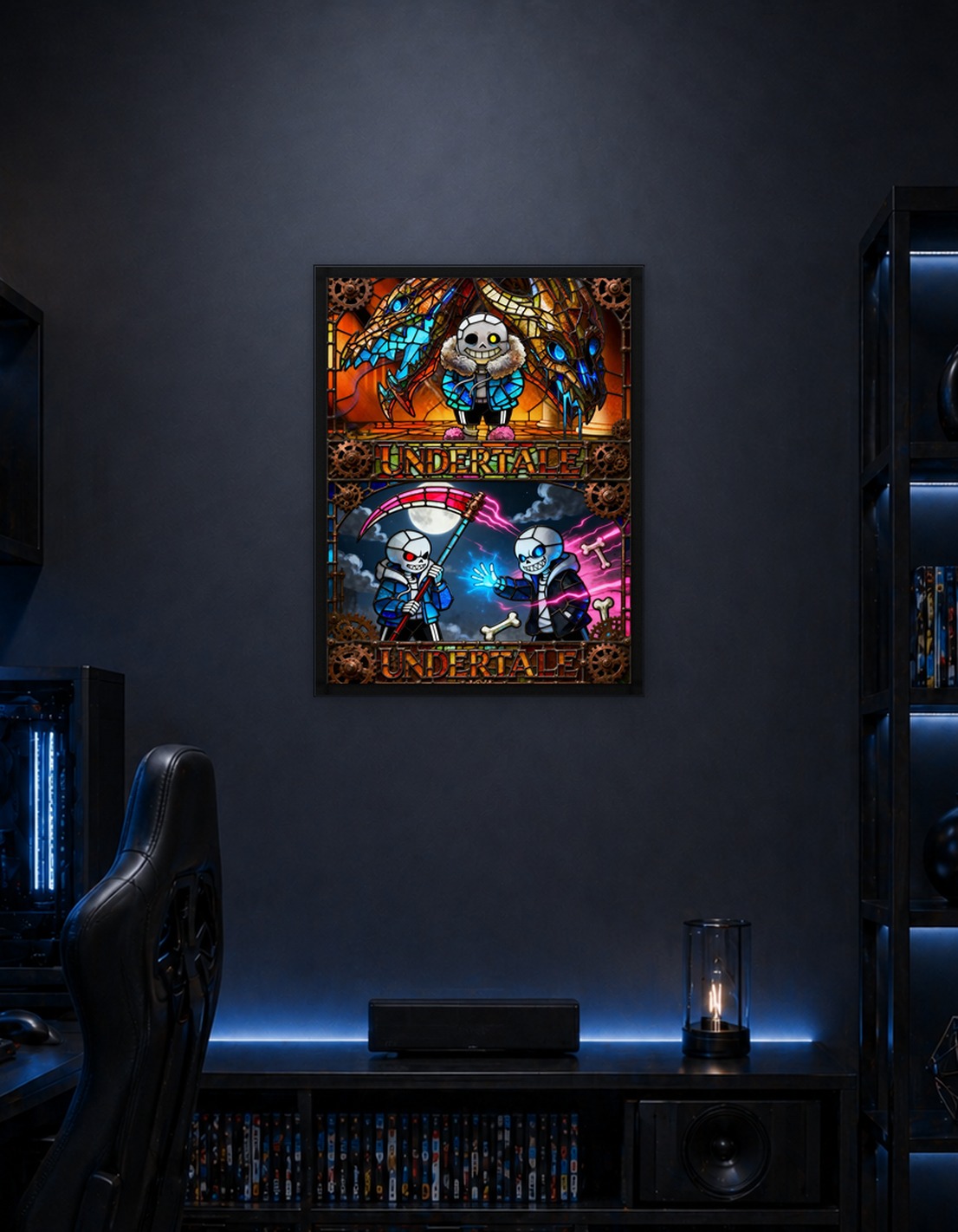 Undertale Stained Glass Art