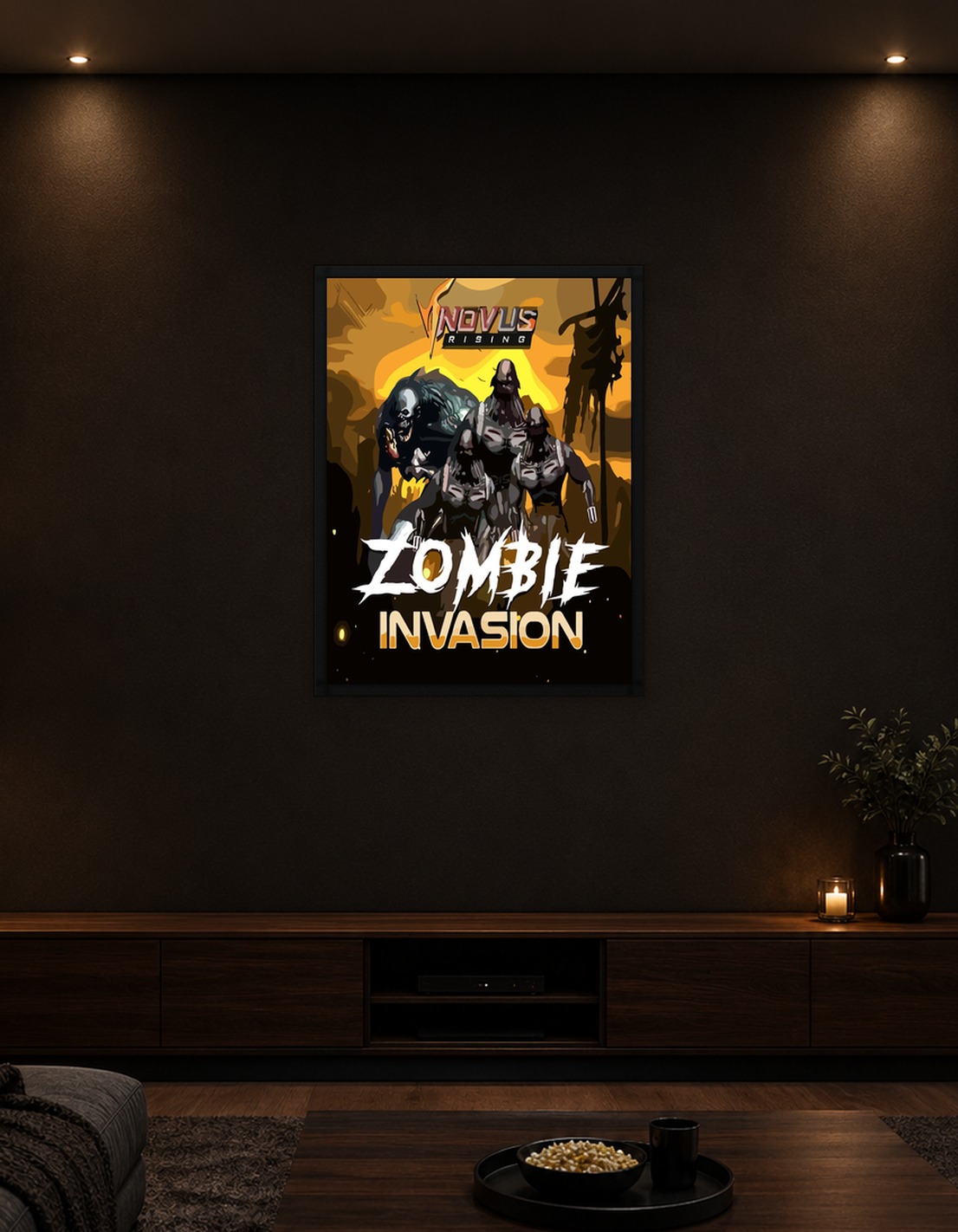 Zombie Invasion Game Art