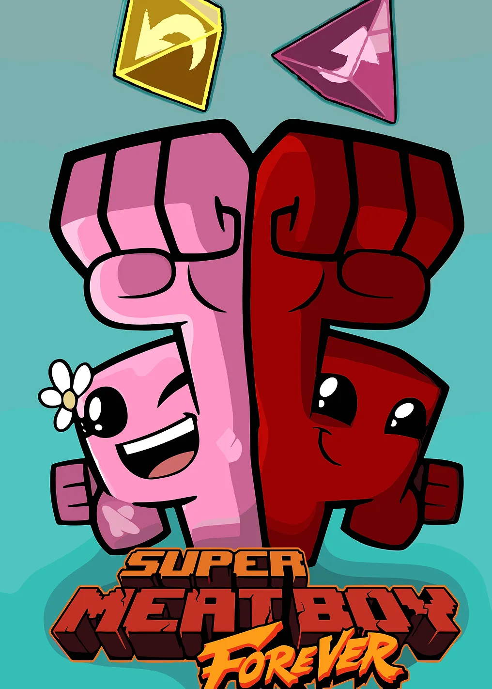Super Meat Boy Forever Game Art - 9991463