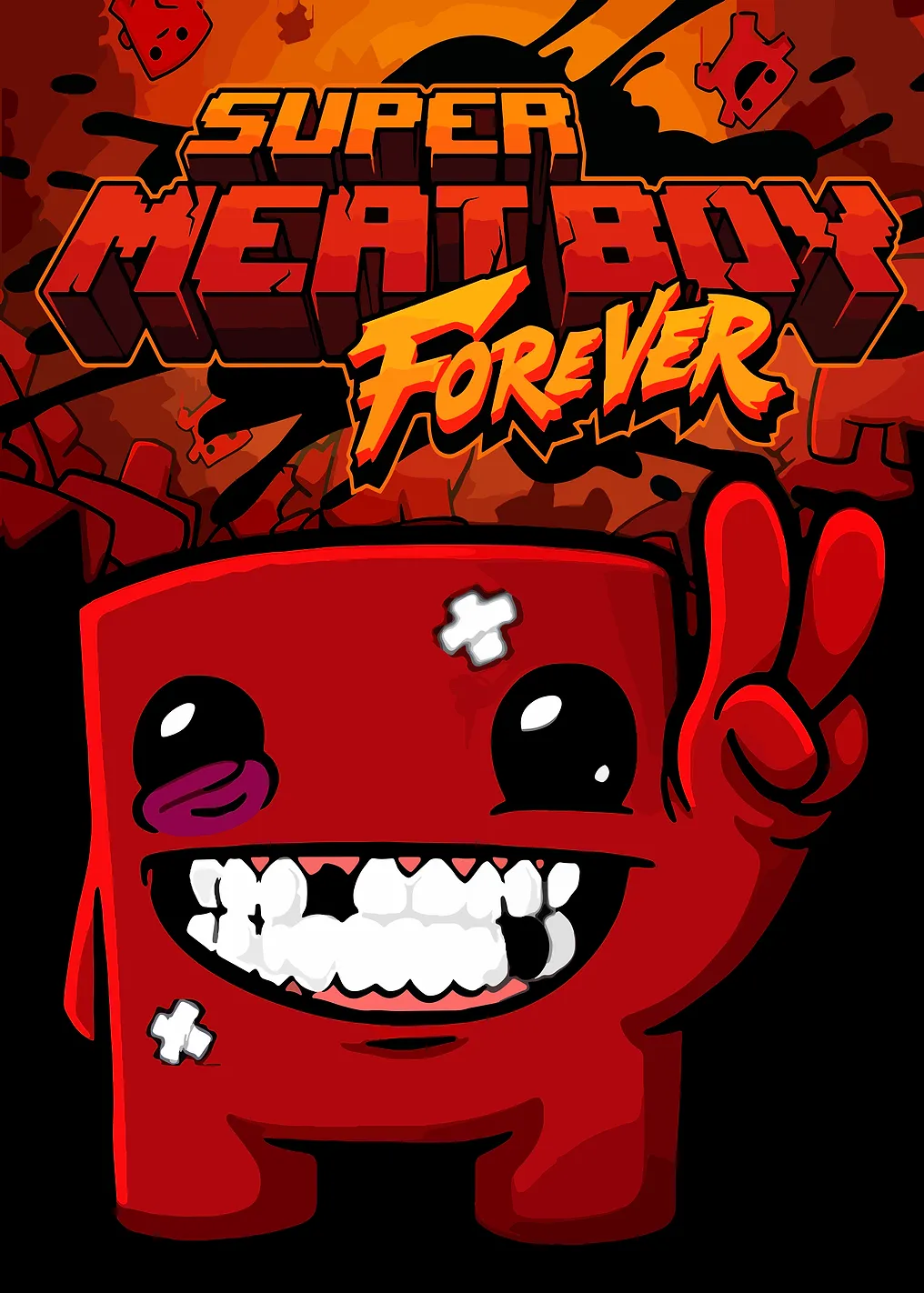Super Meat Boy Game Art - 9755569